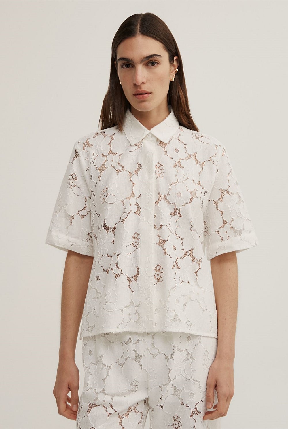Lace Relaxed Shirt