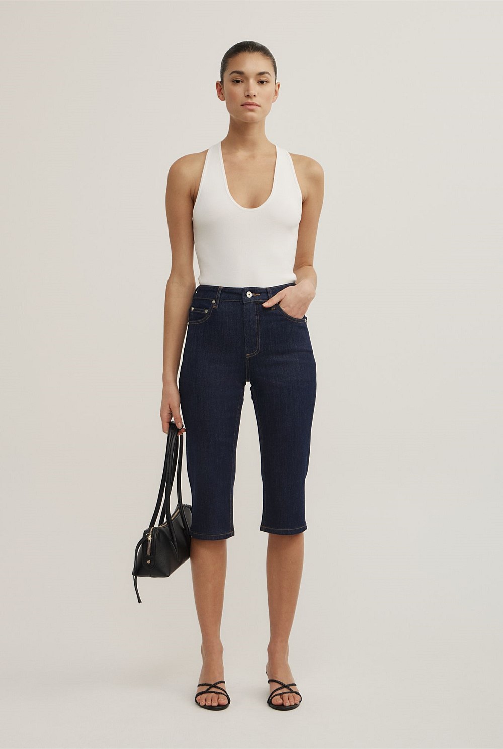 Denim Capris