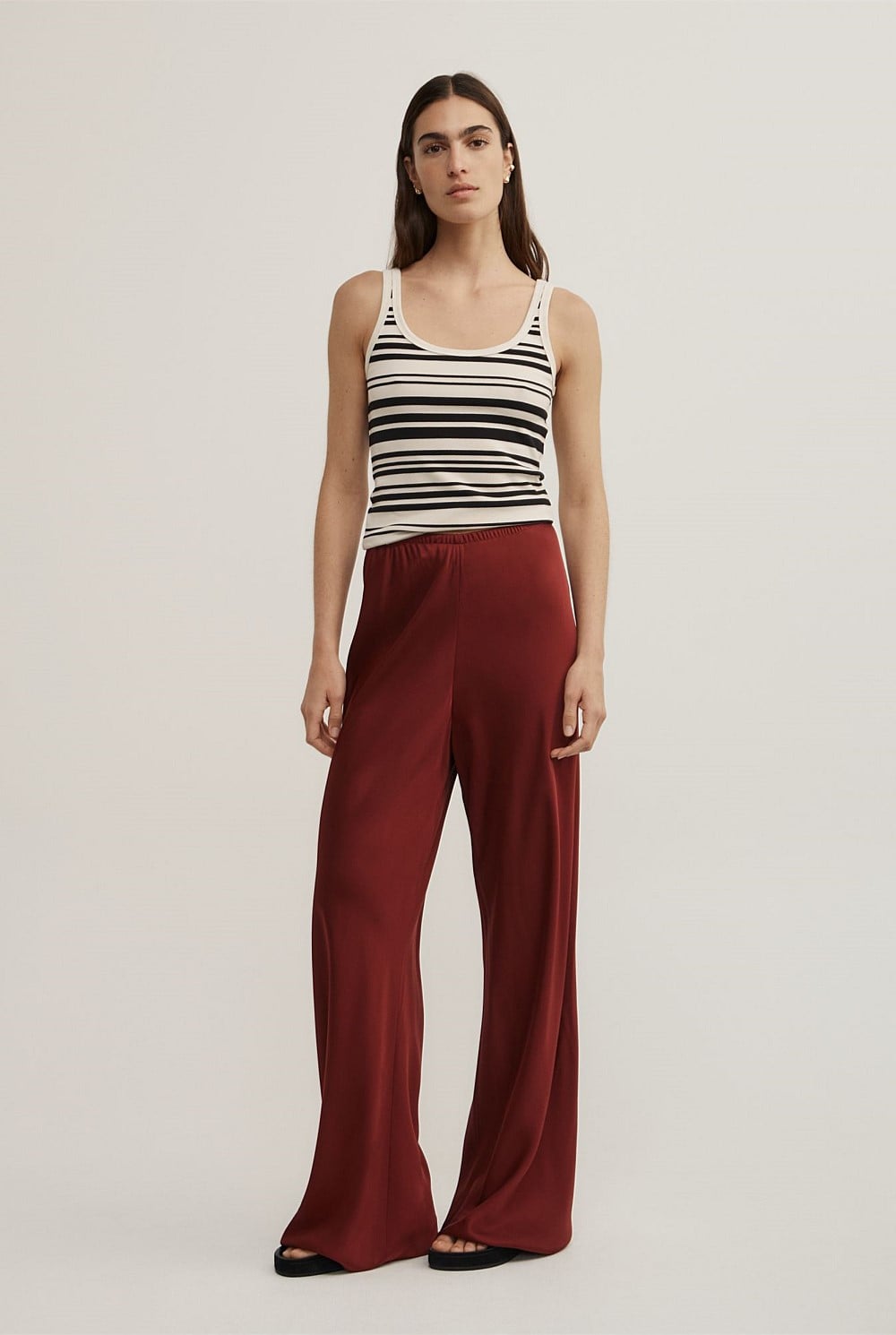 Bias Pull On Pants
