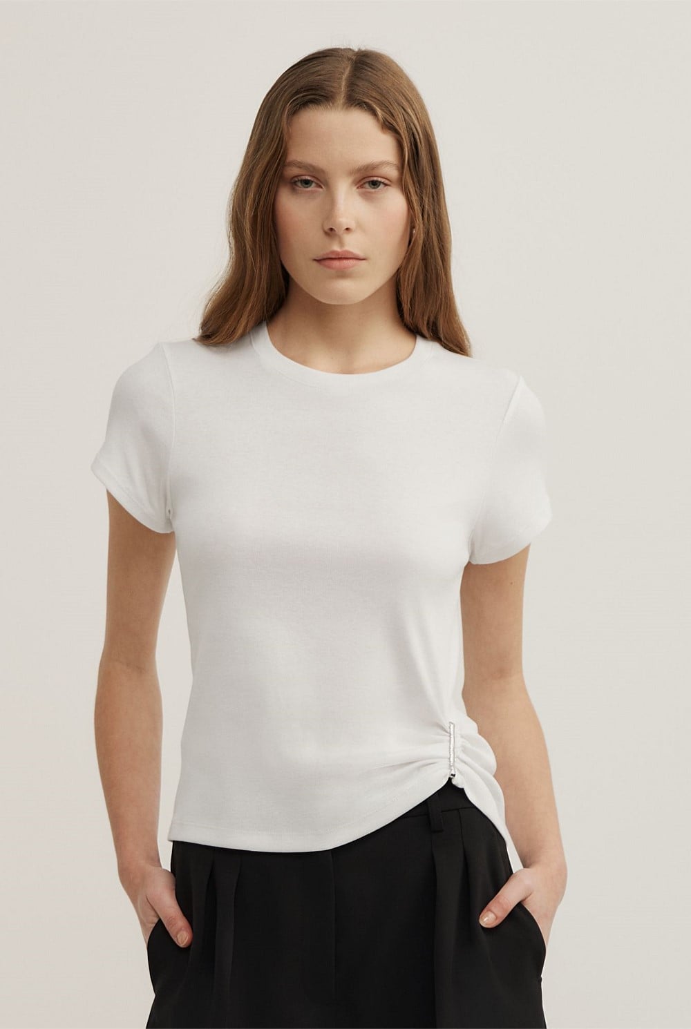 Trim Detail Baby T-Shirt