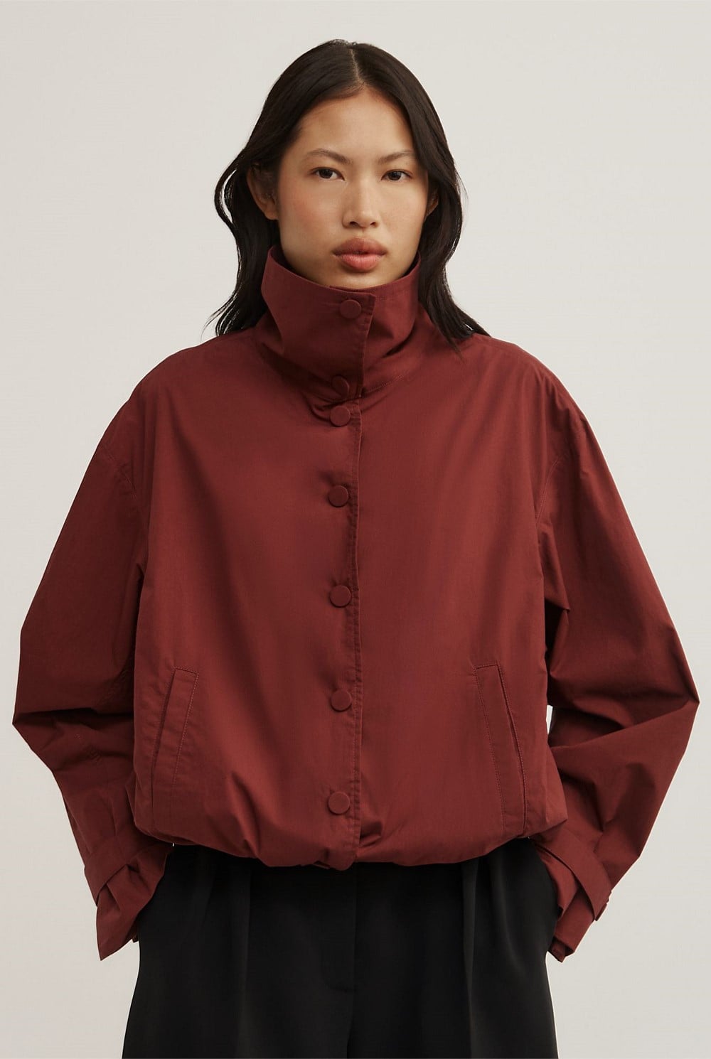 Poplin Funnel Jacket