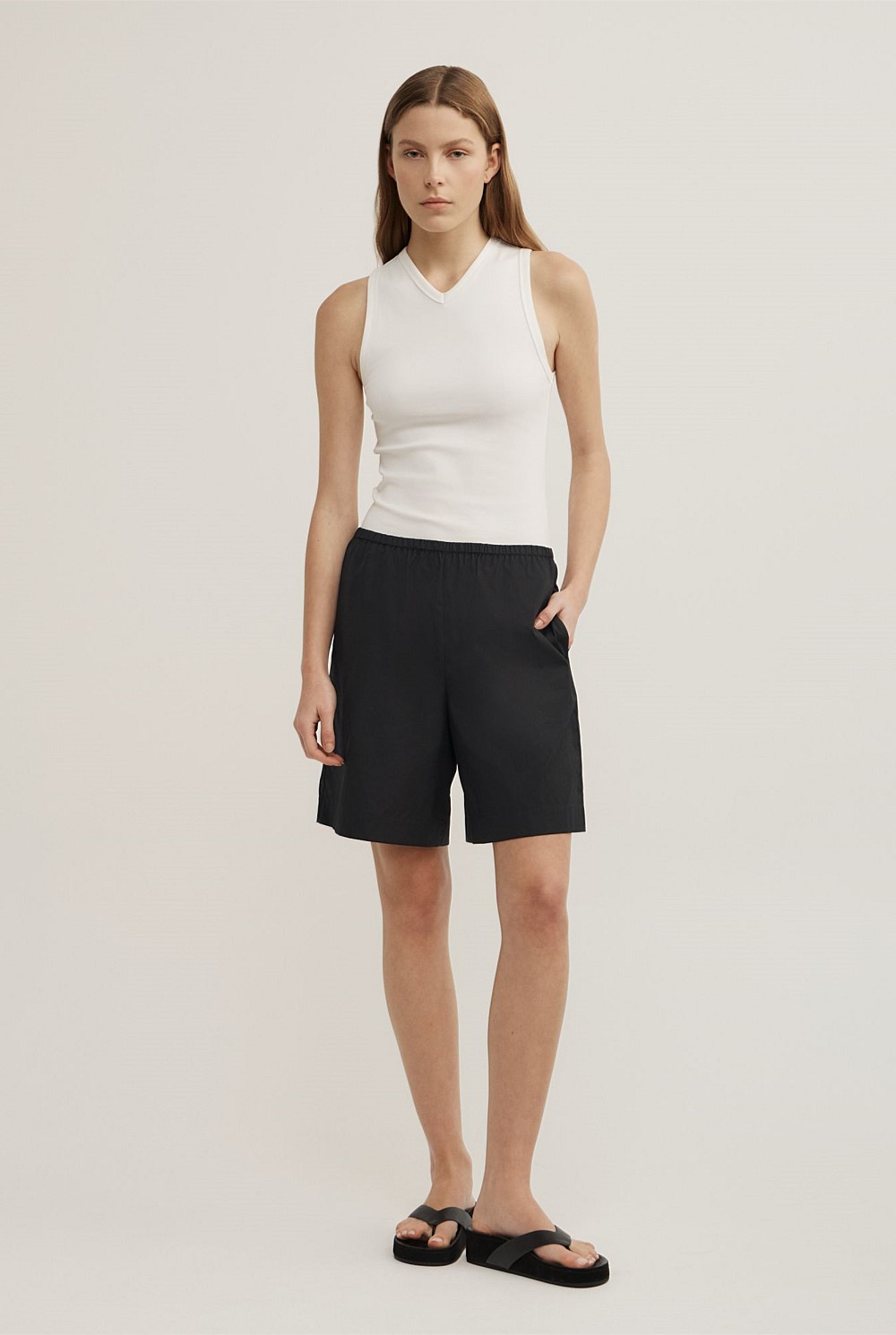 Poplin Bermuda Shorts