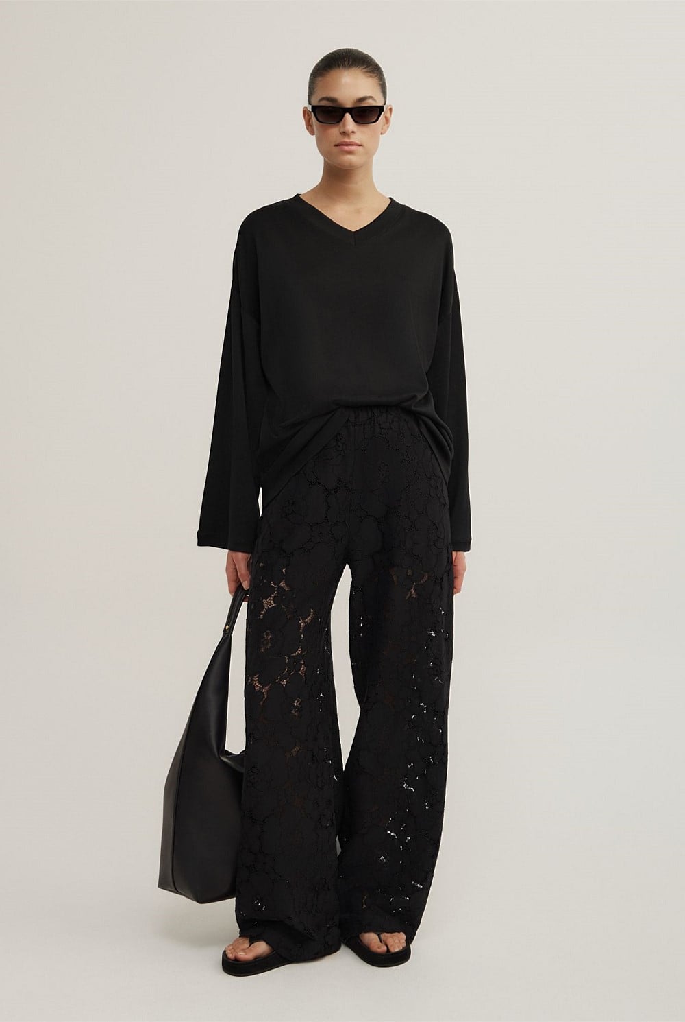 Pull On Lace Pant
