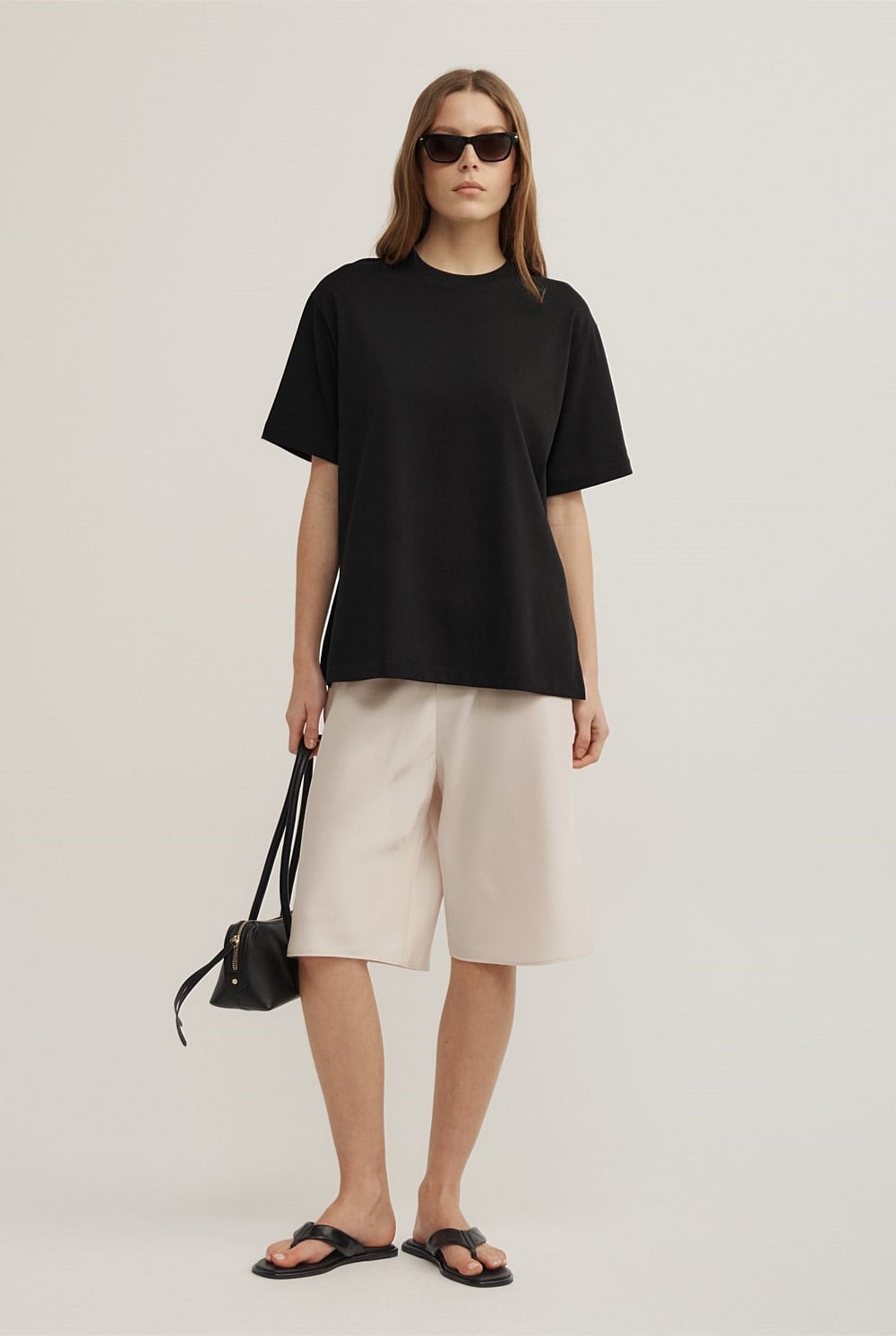 Satin Bermuda Shorts