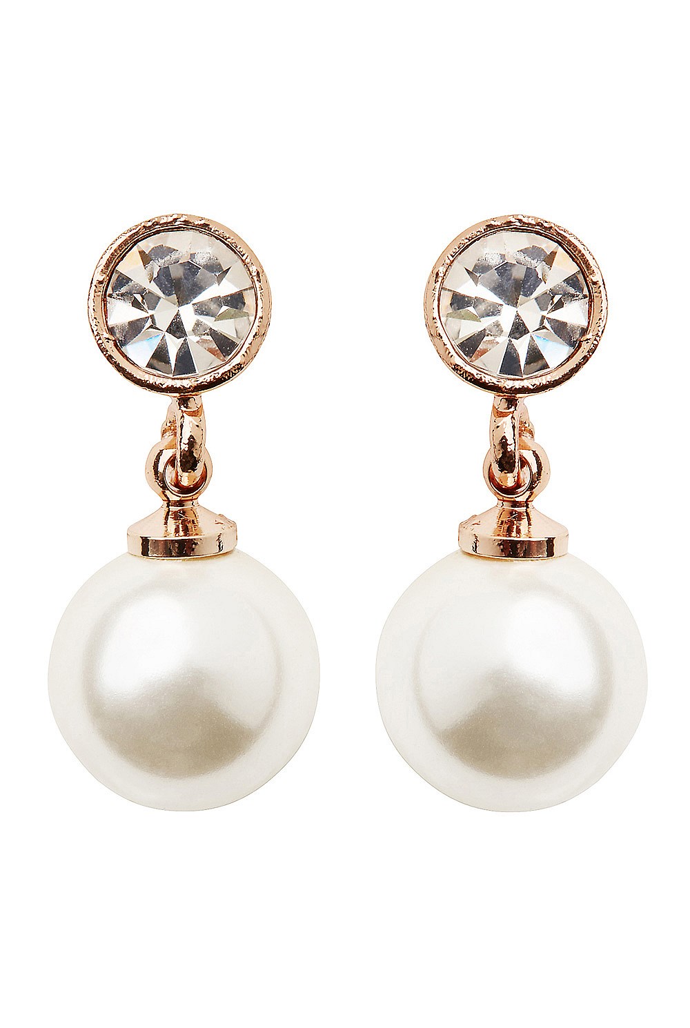 Crystal Pearl Drop Earring