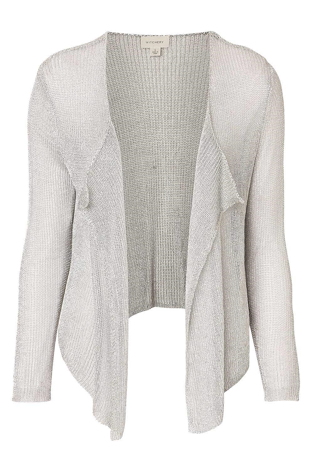 Metallic Drape Cardi