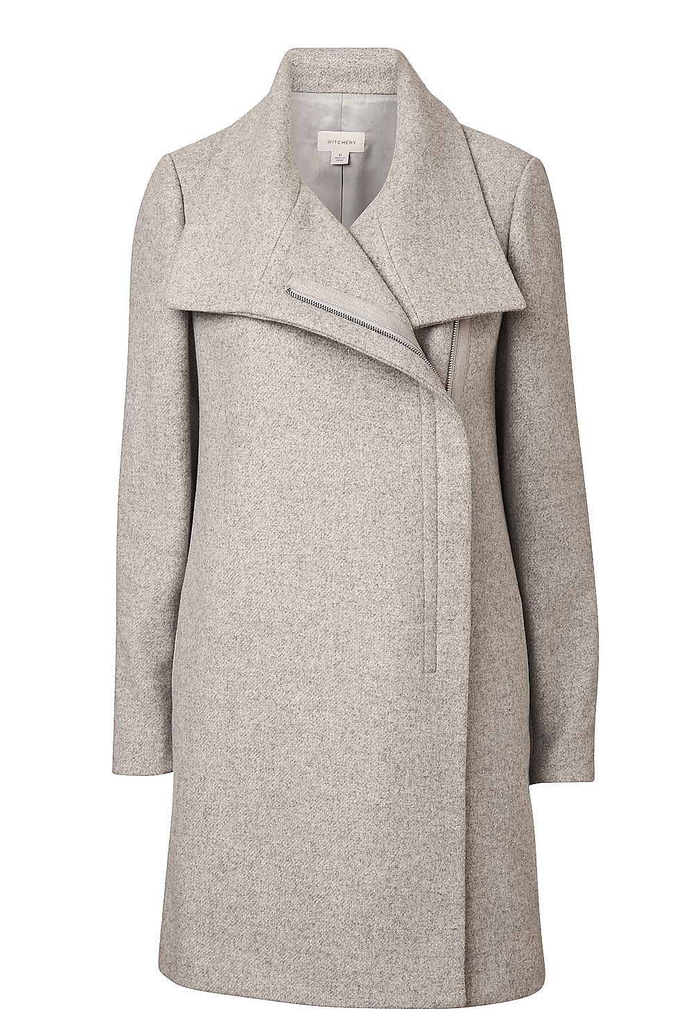 Contrast Sleeve Coat