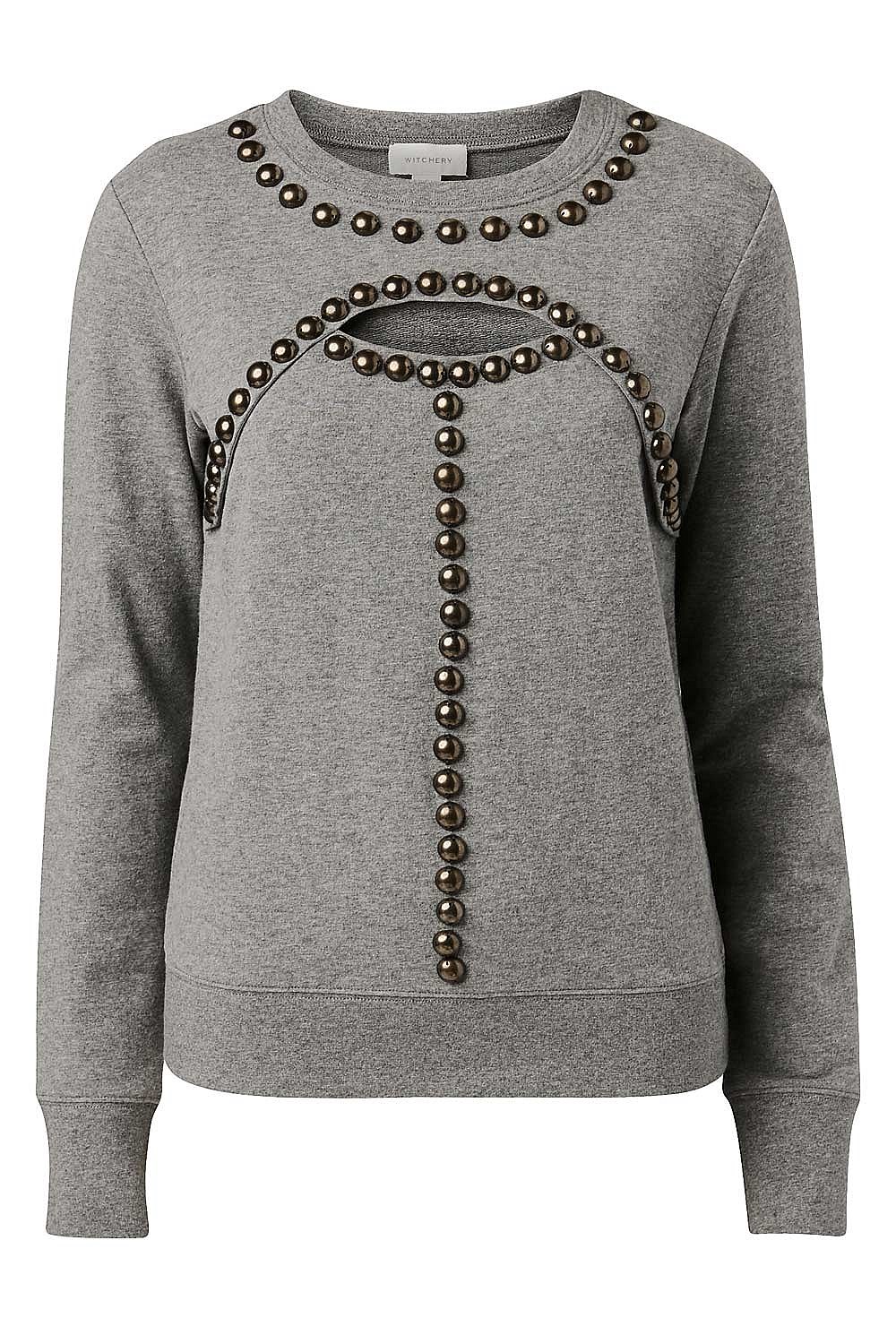 Studded Yoke Sweat