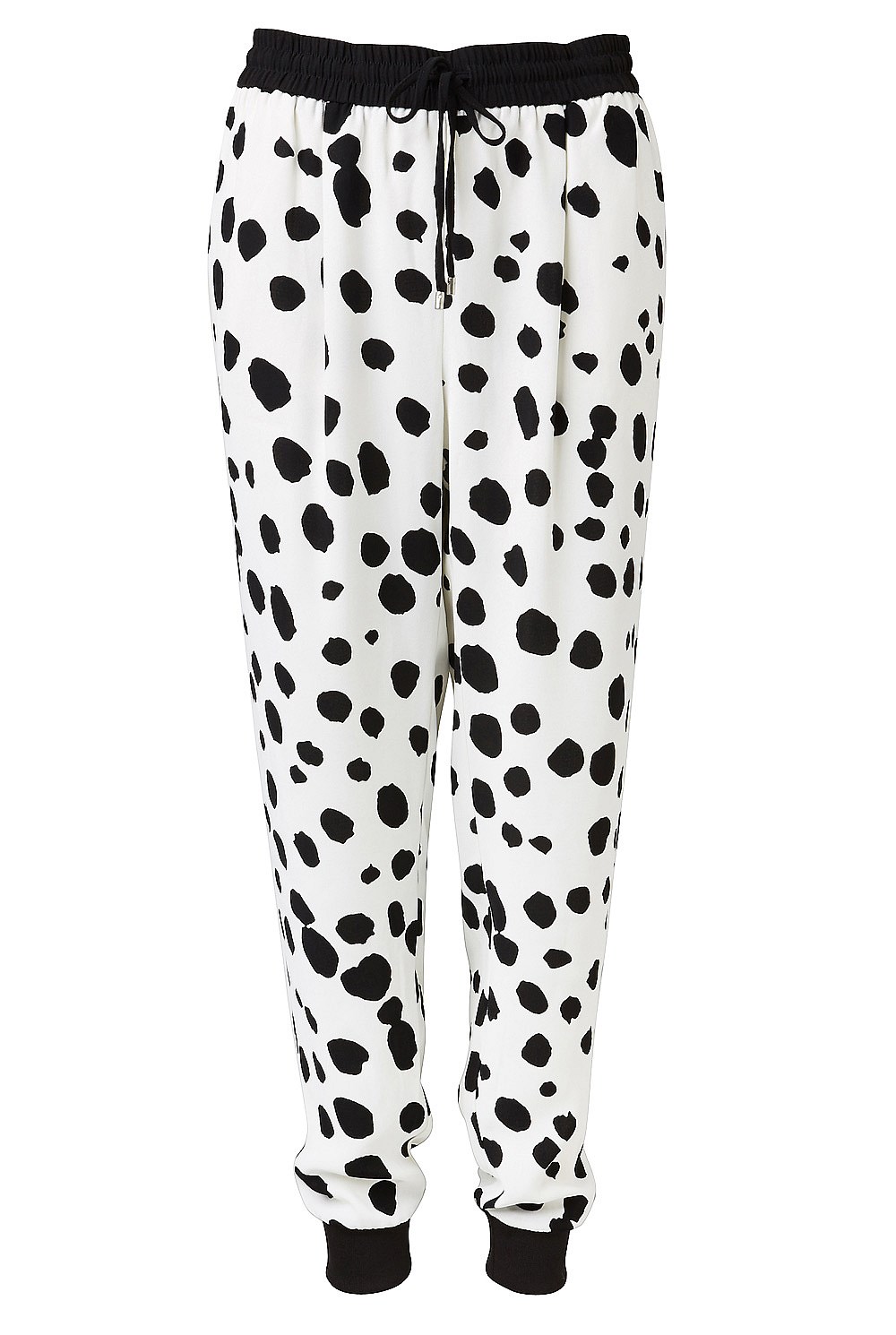 Spot Print Cuff Pant