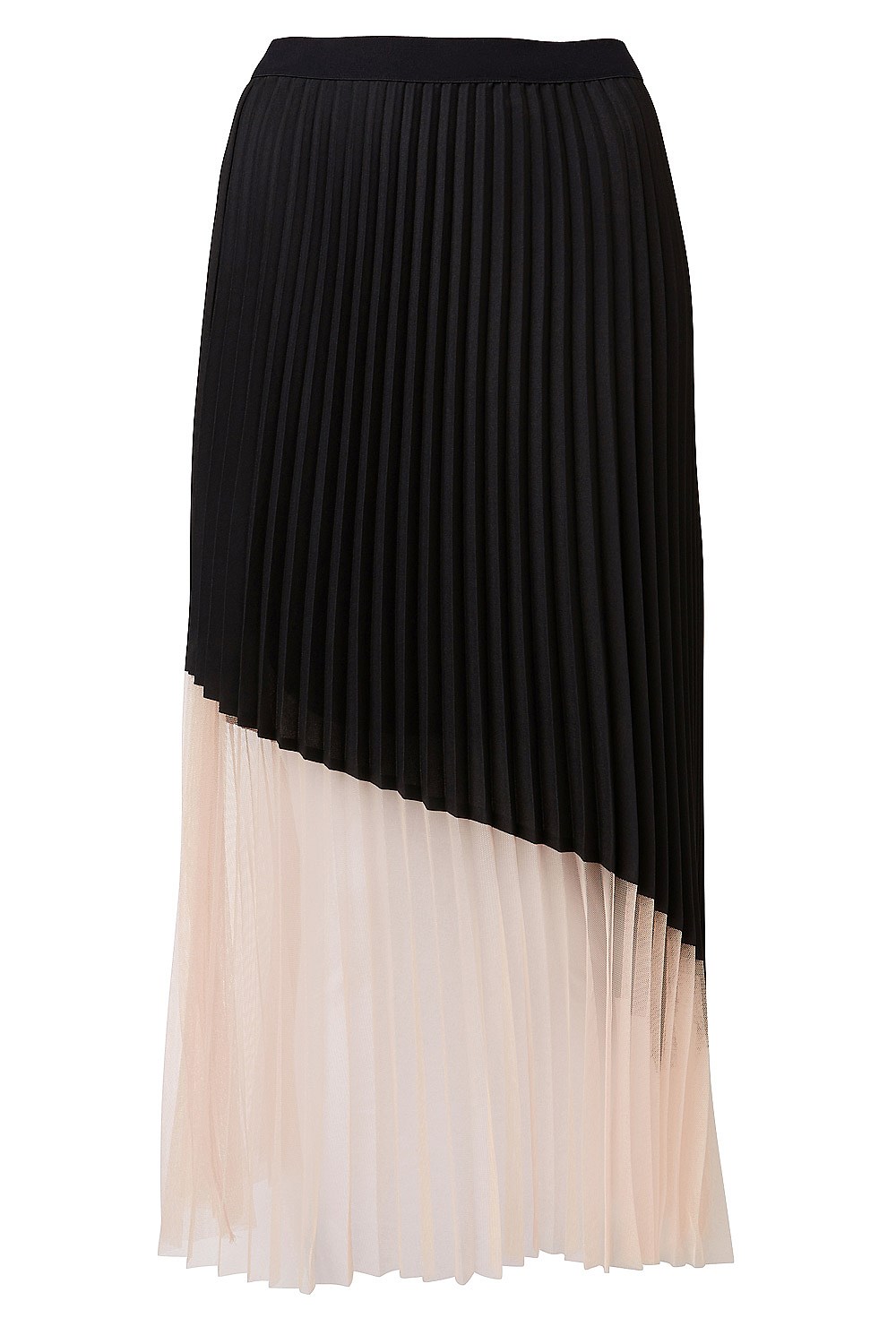 Spliced Pleat Midi