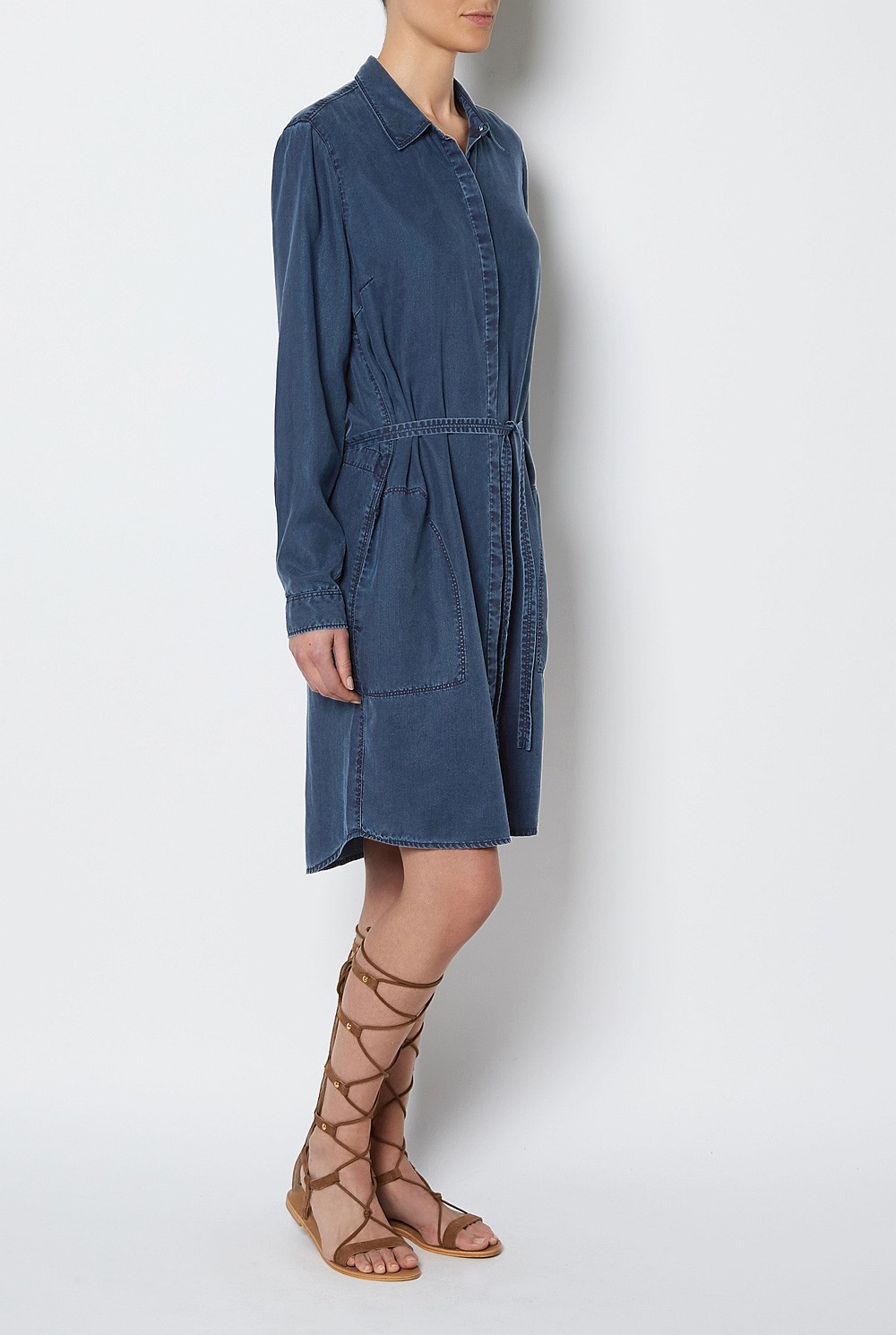 Tencel Shirt Dress