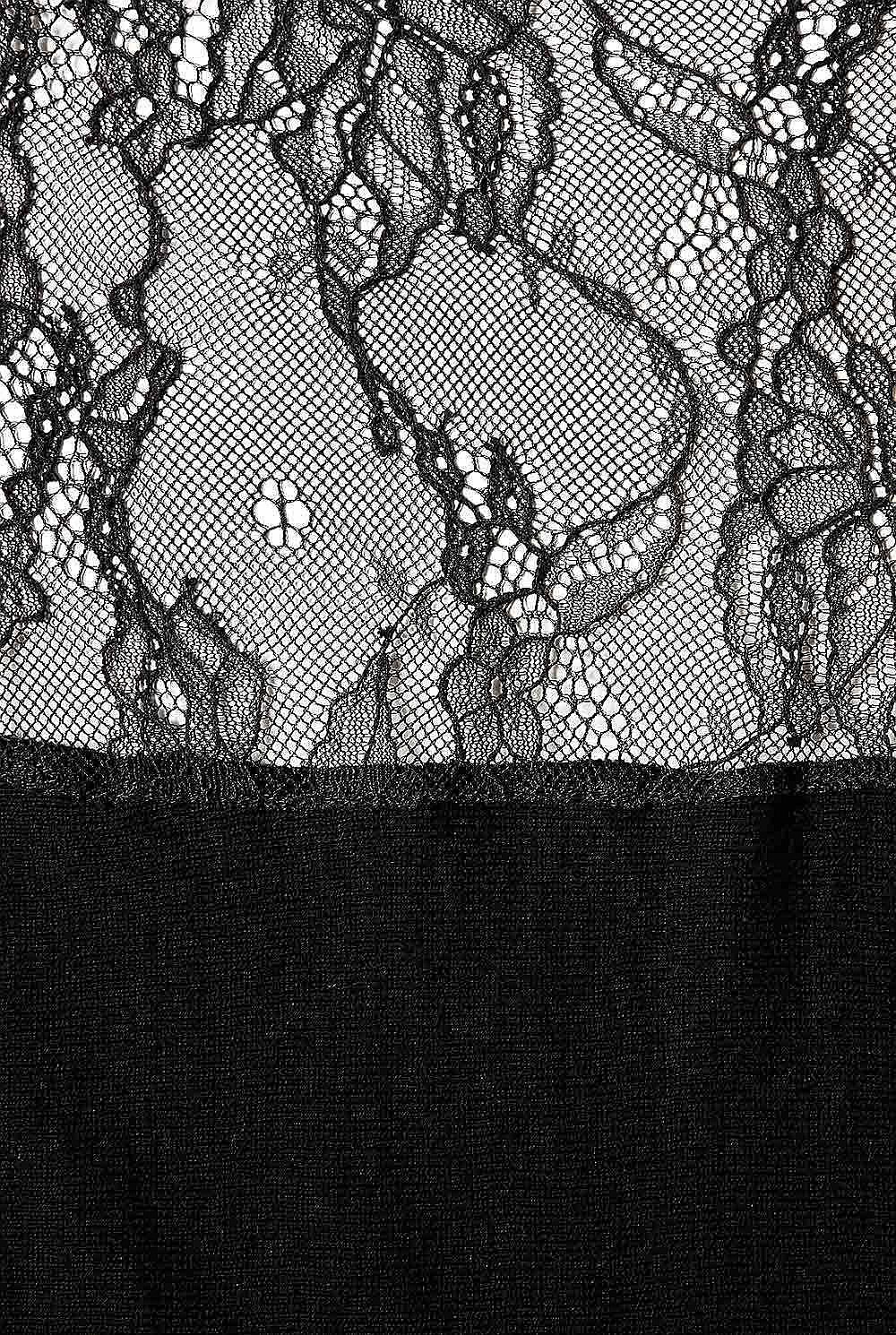 Lace Shoulder Knit