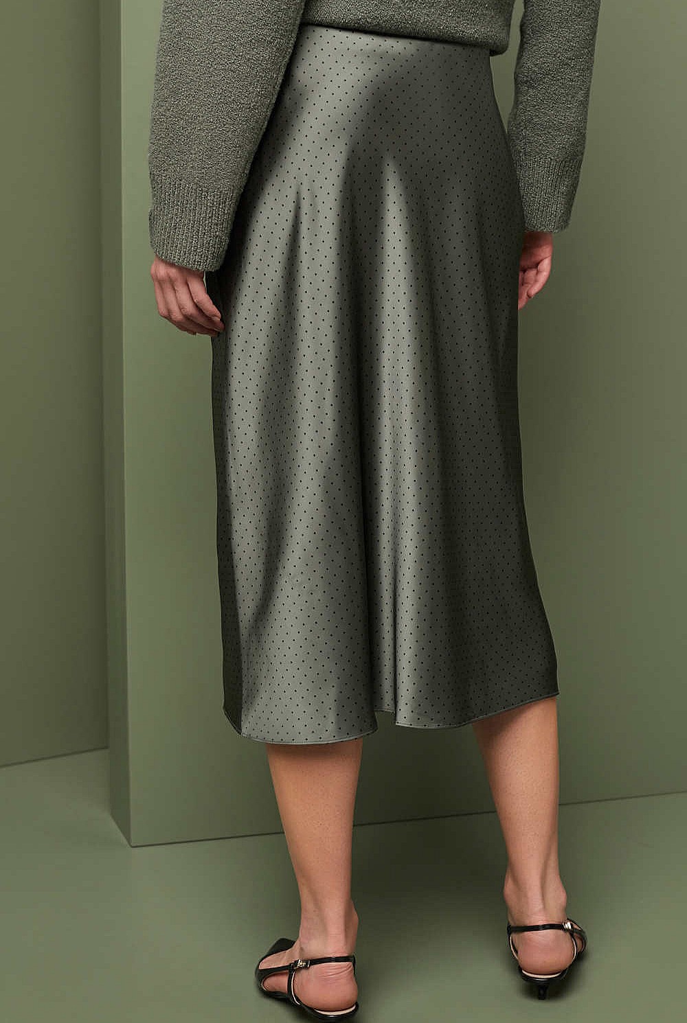 Print Slip Skirt
