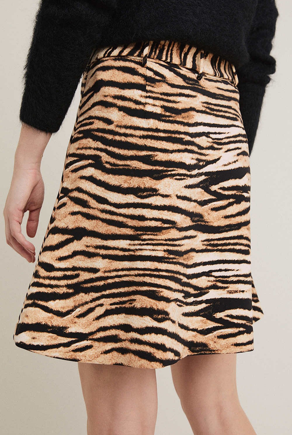 Belted Mini Skirt