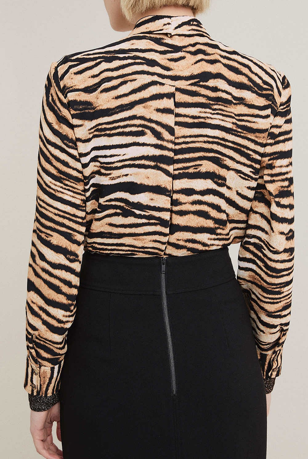 Tiger Print Blouse