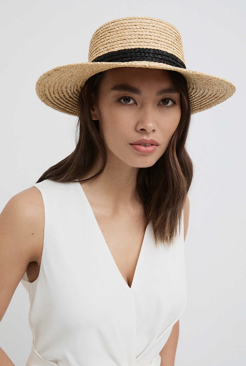 Becket Raffia Boater