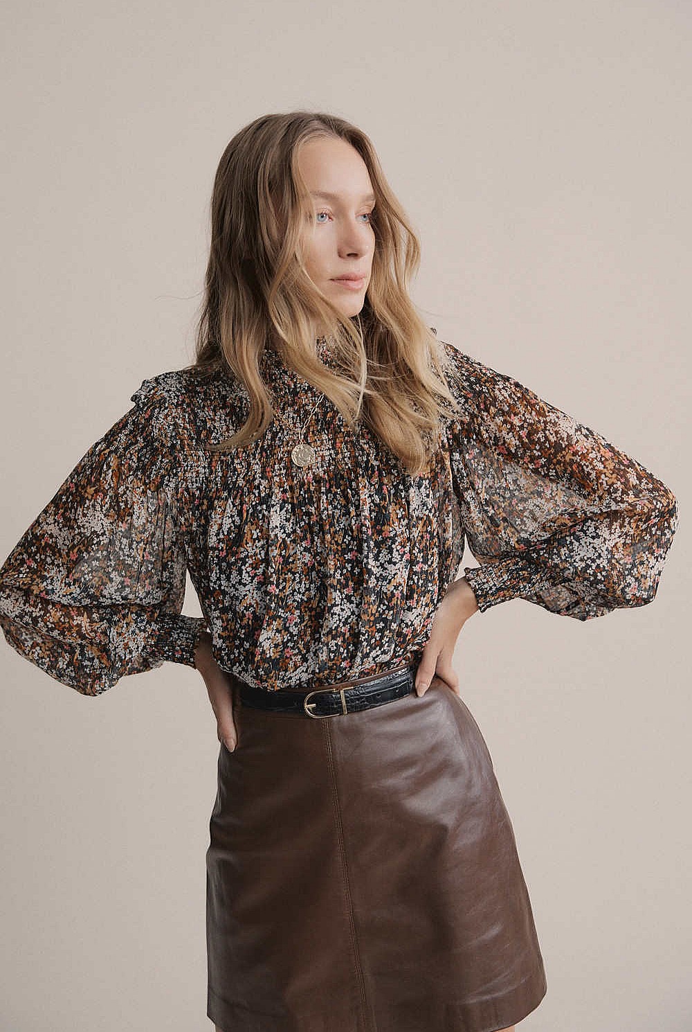 High Neck Blouse