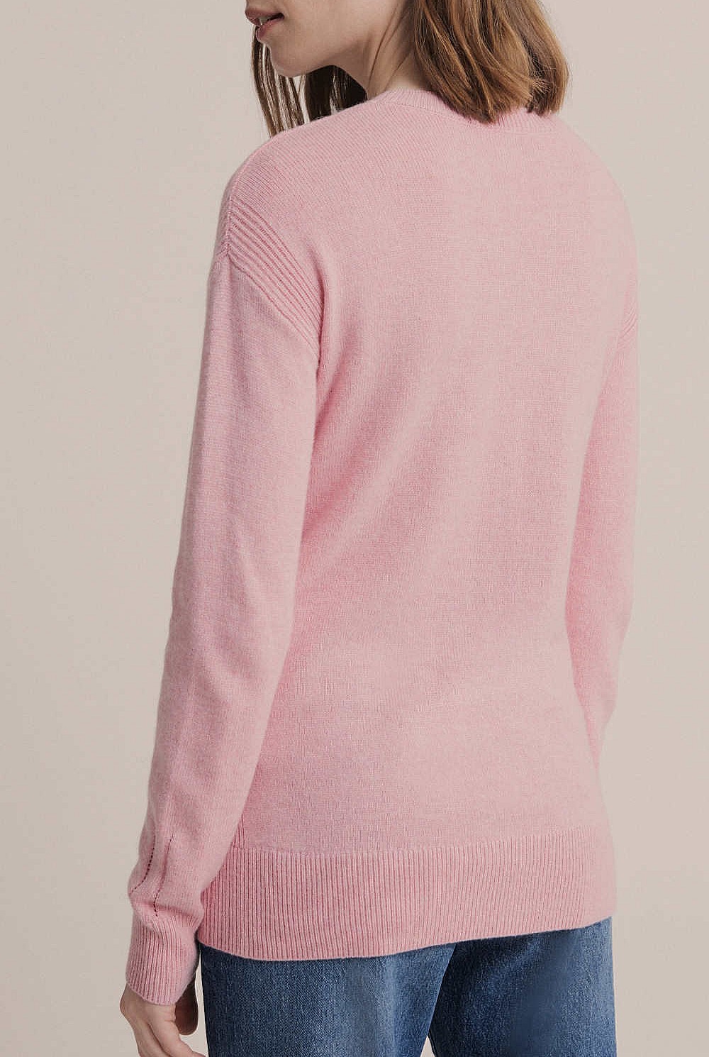 High Lo Crew Knit