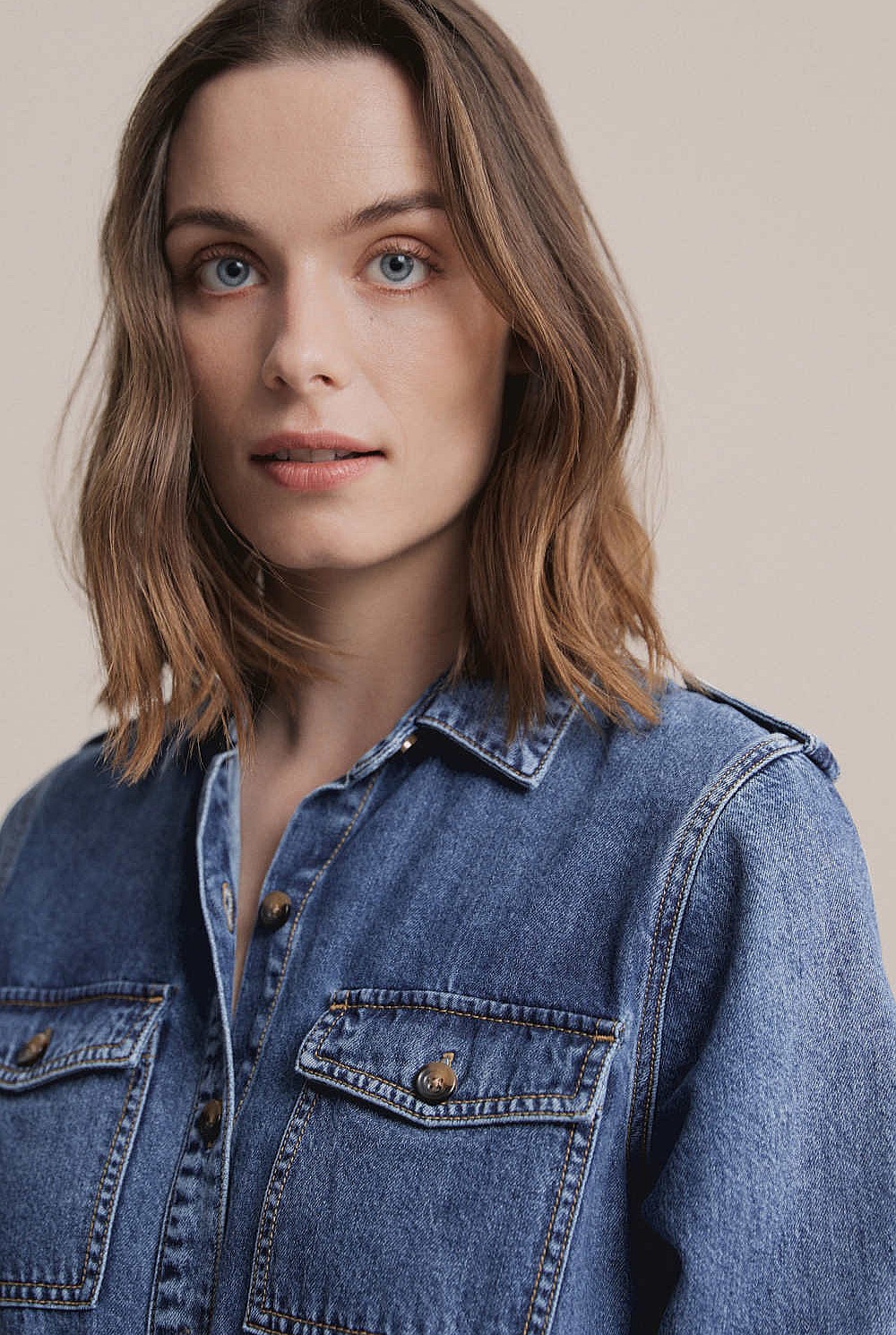 Denim Shirt Dress