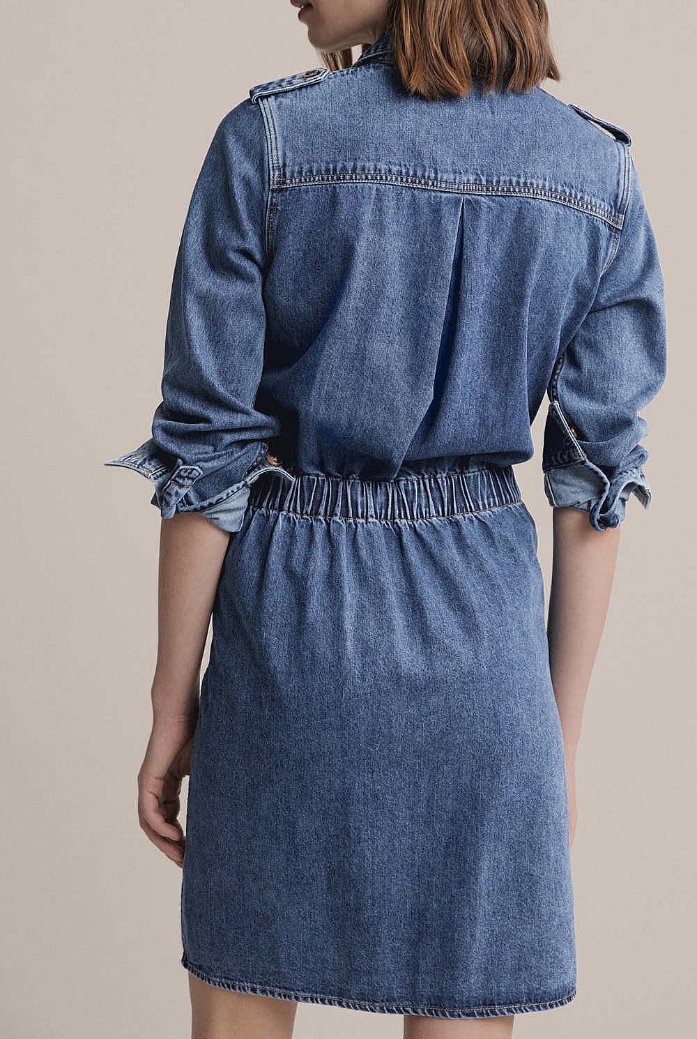 Denim Shirt Dress