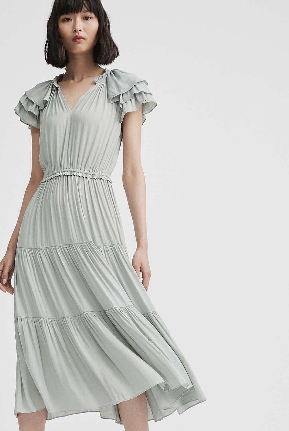 Tiered Gathered Dress