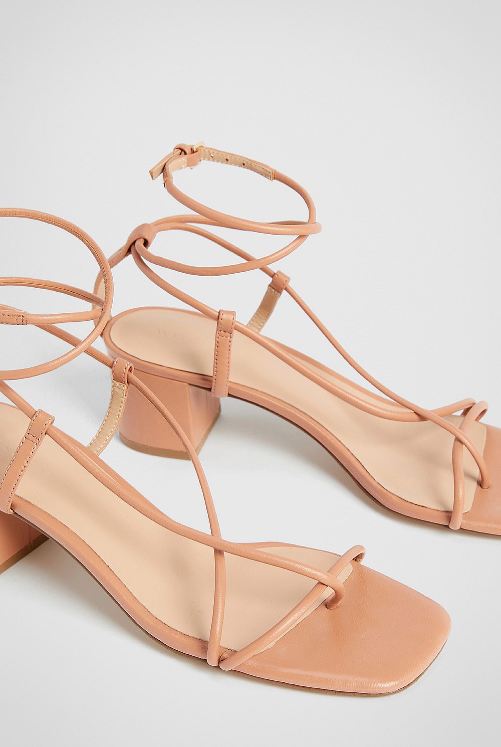 Fiona Leather Heel