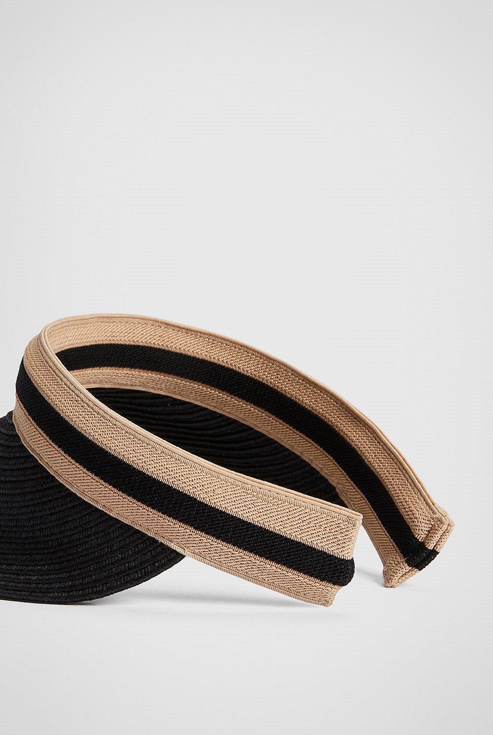 Stripe Trim Visor
