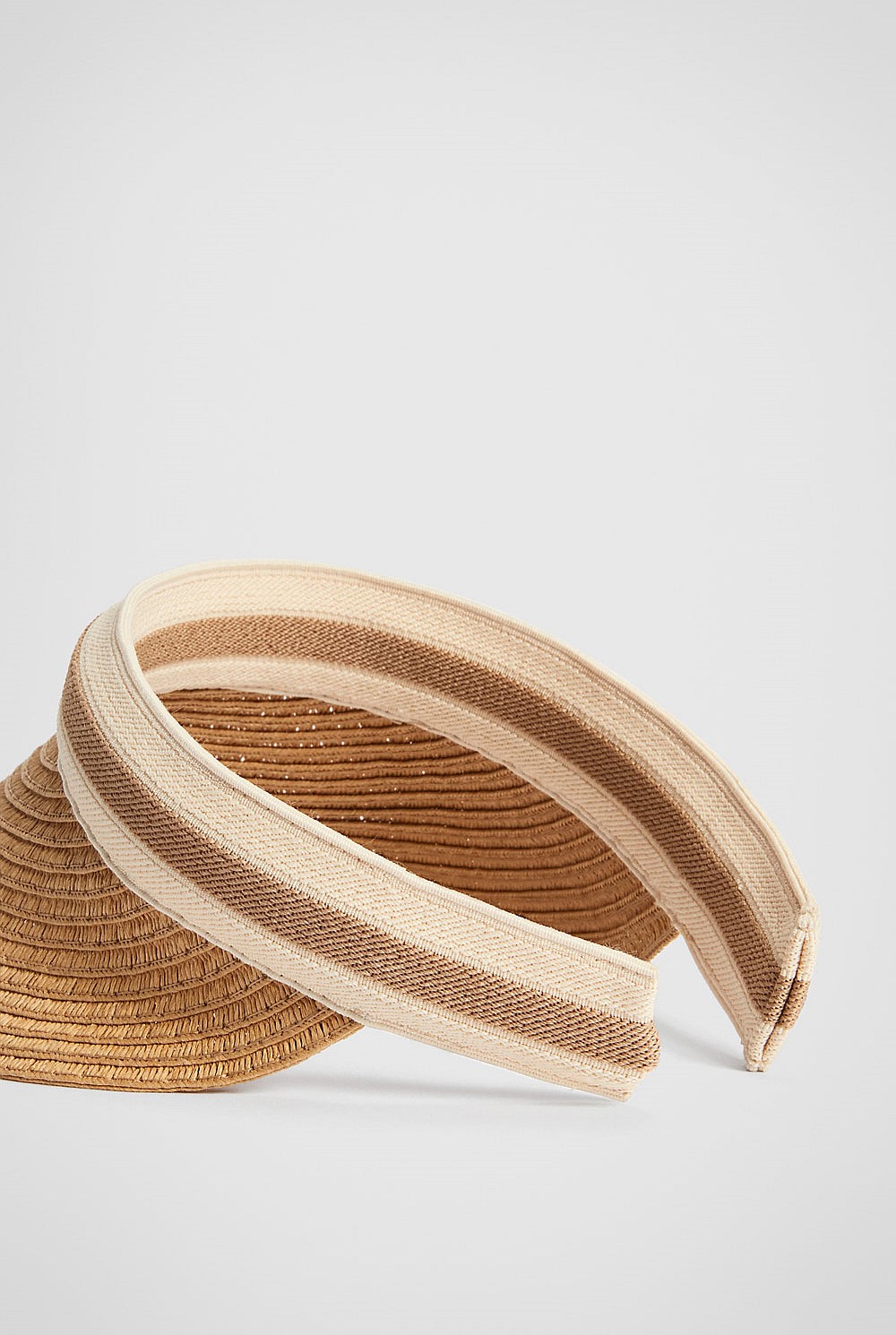 Stripe Trim Visor