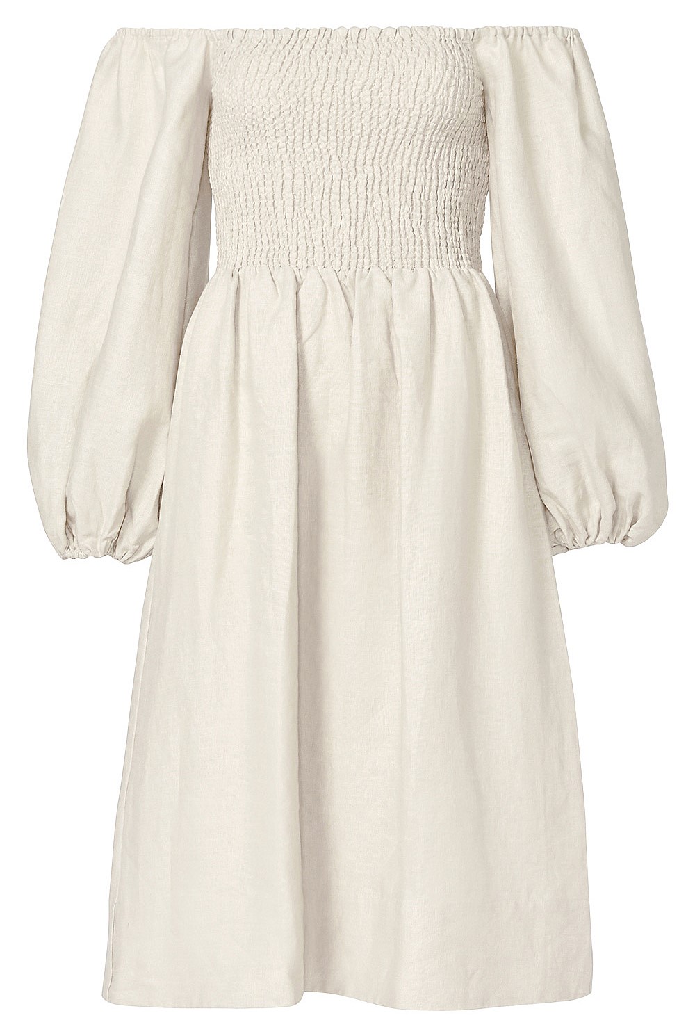 Shirred Bodice Dress