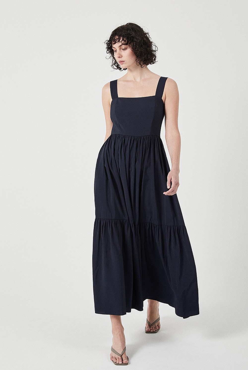 Tier Hem Maxi Dress