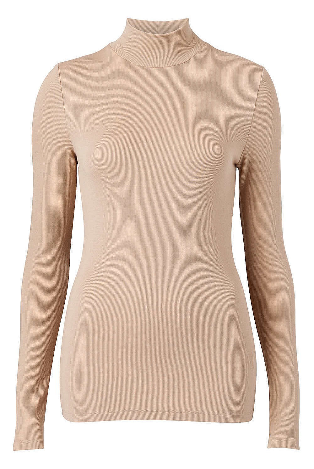 Rib Turtle Neck