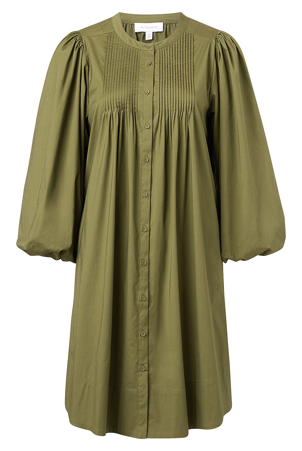 Pintuck Trapeze Dress
