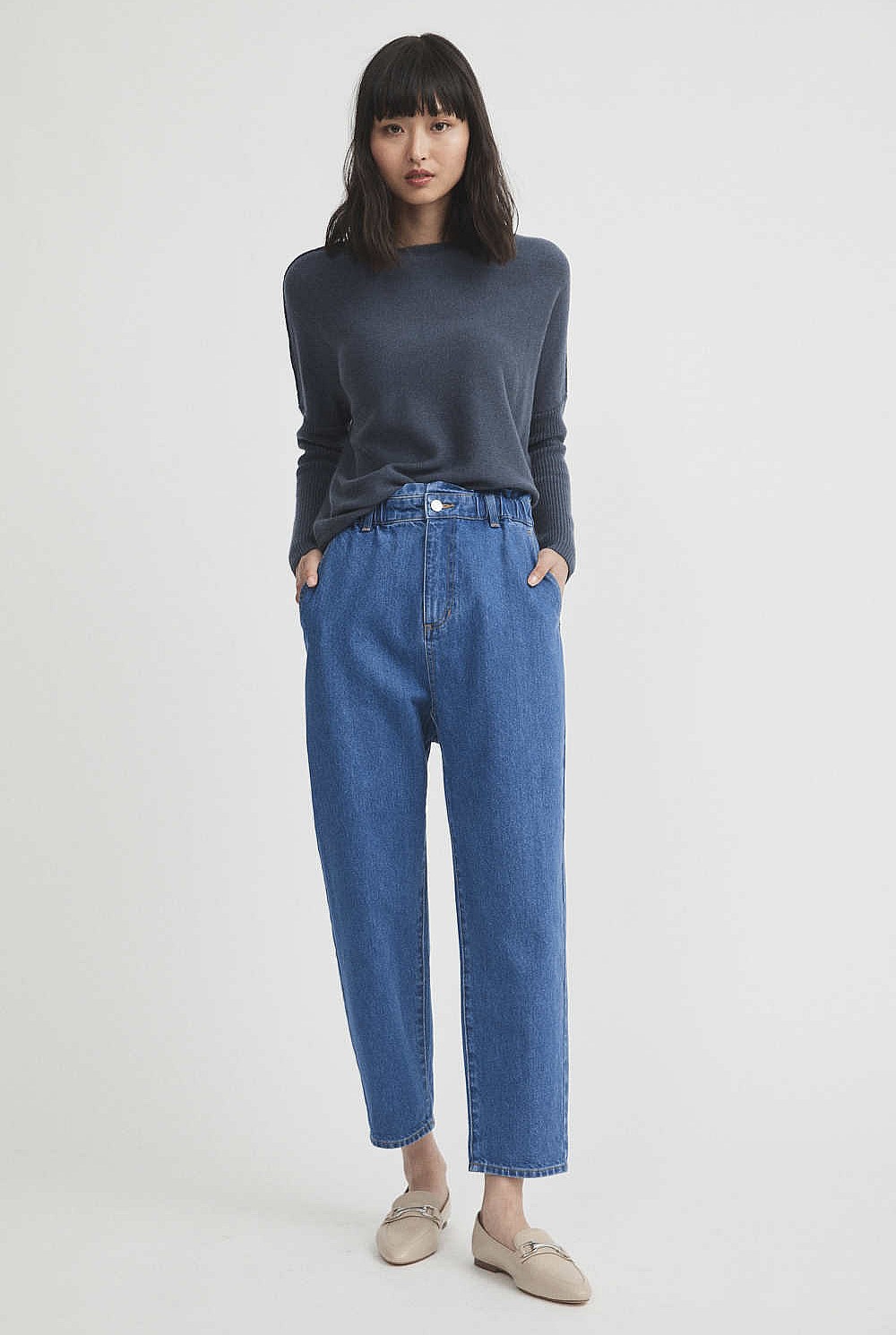 Drop Shoulder Knit