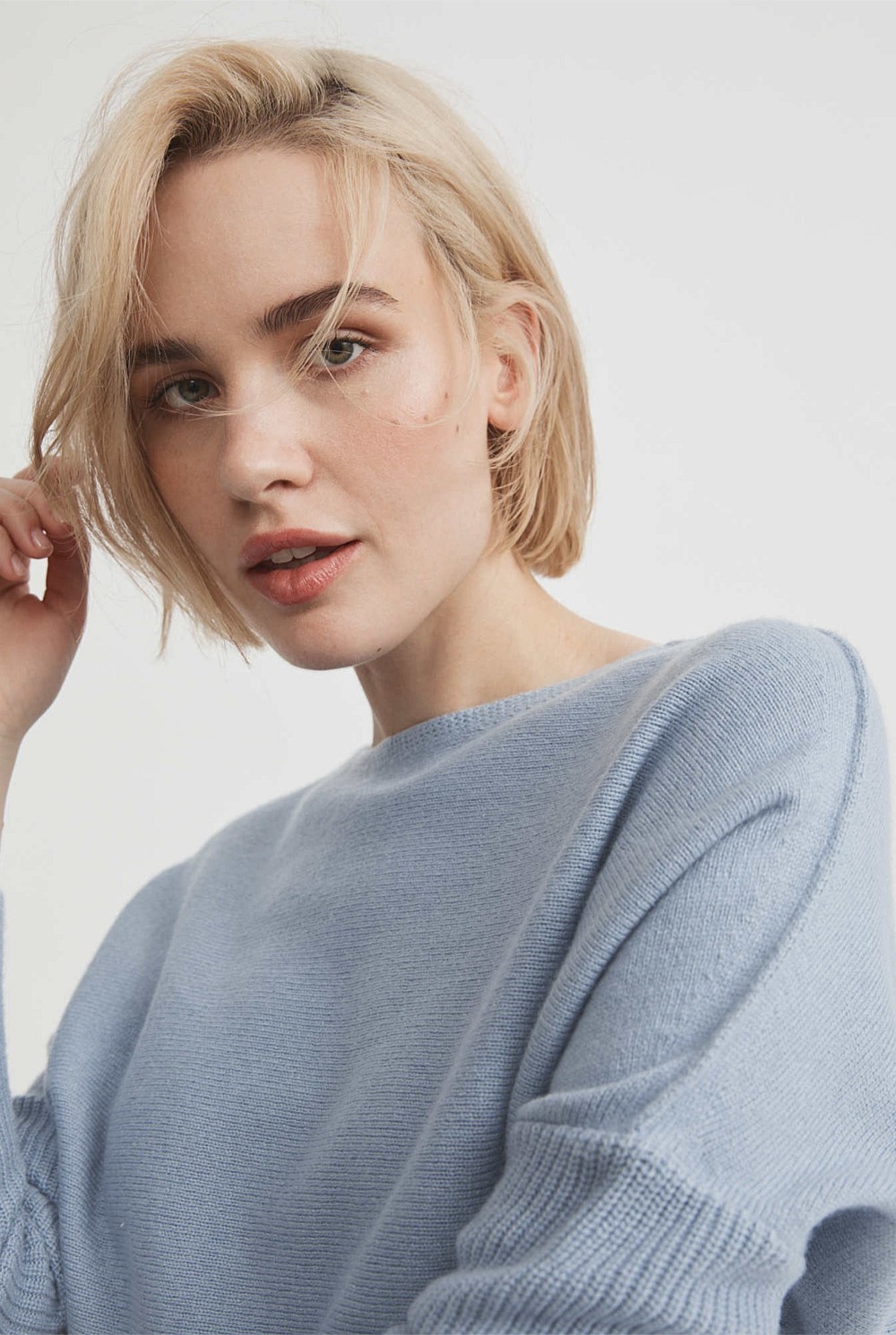 Drop Shoulder Knit