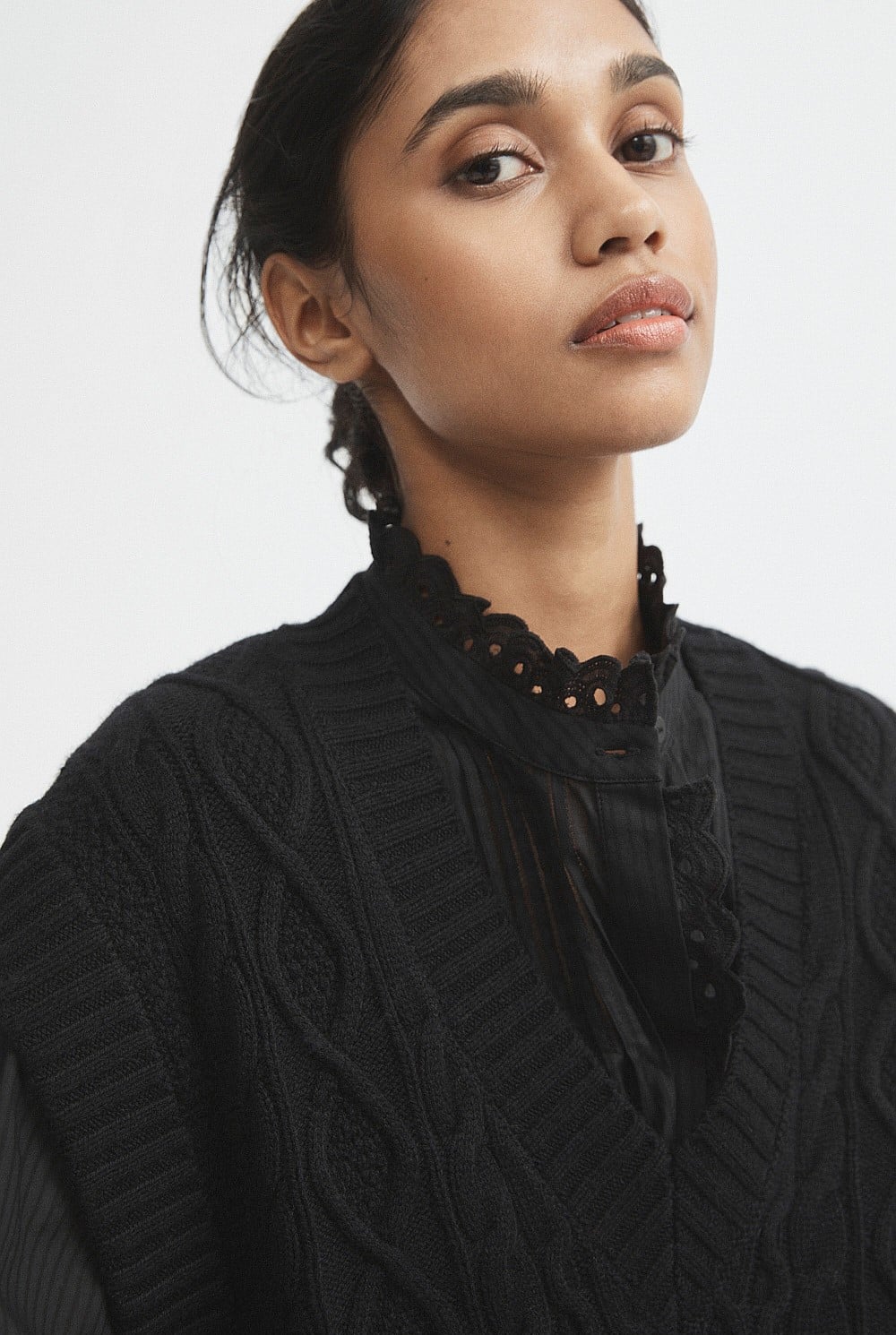 Cable Knit Tunic
