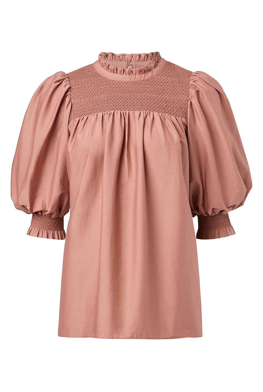 Smocking Detail Blouse