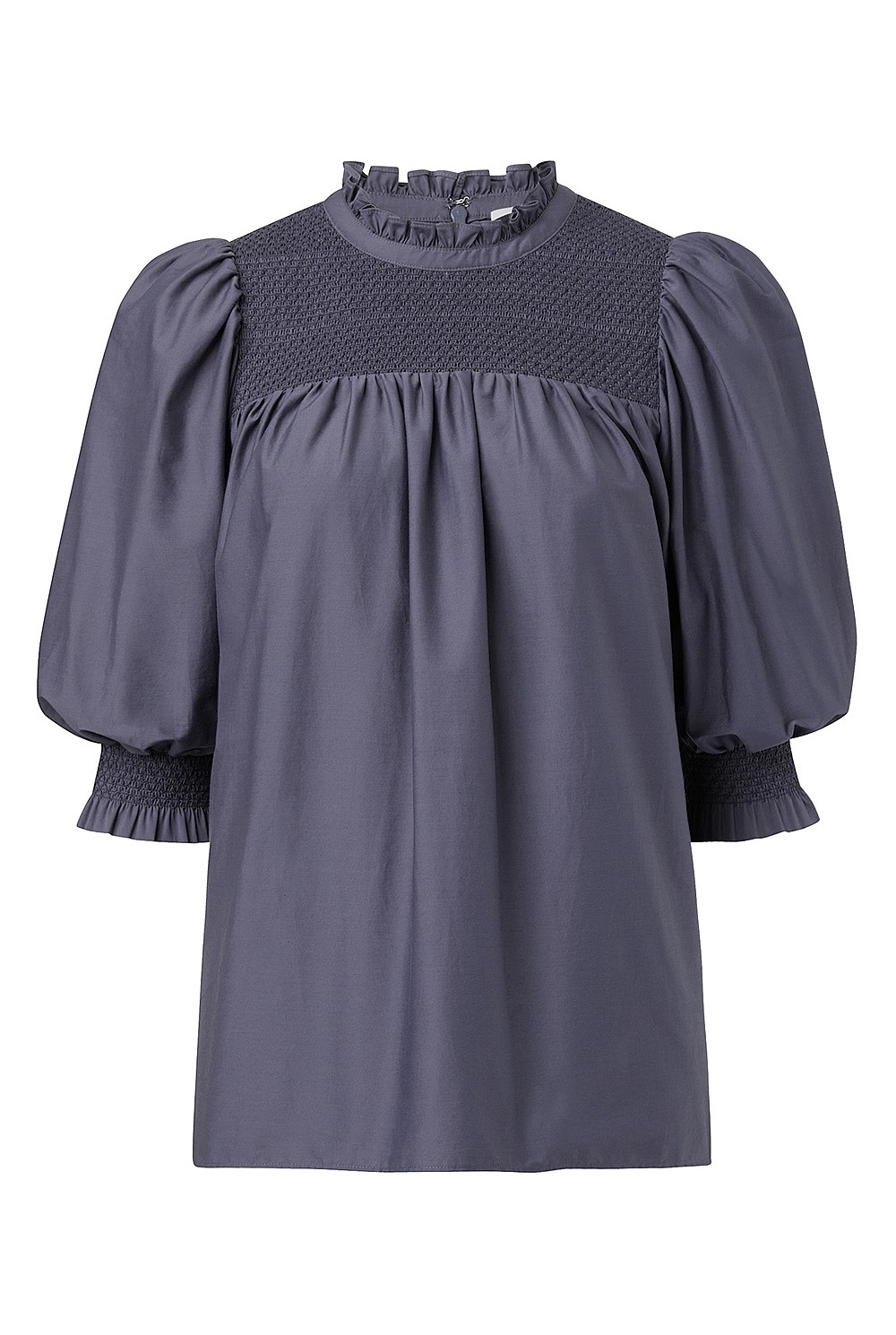 Smocking Detail Blouse
