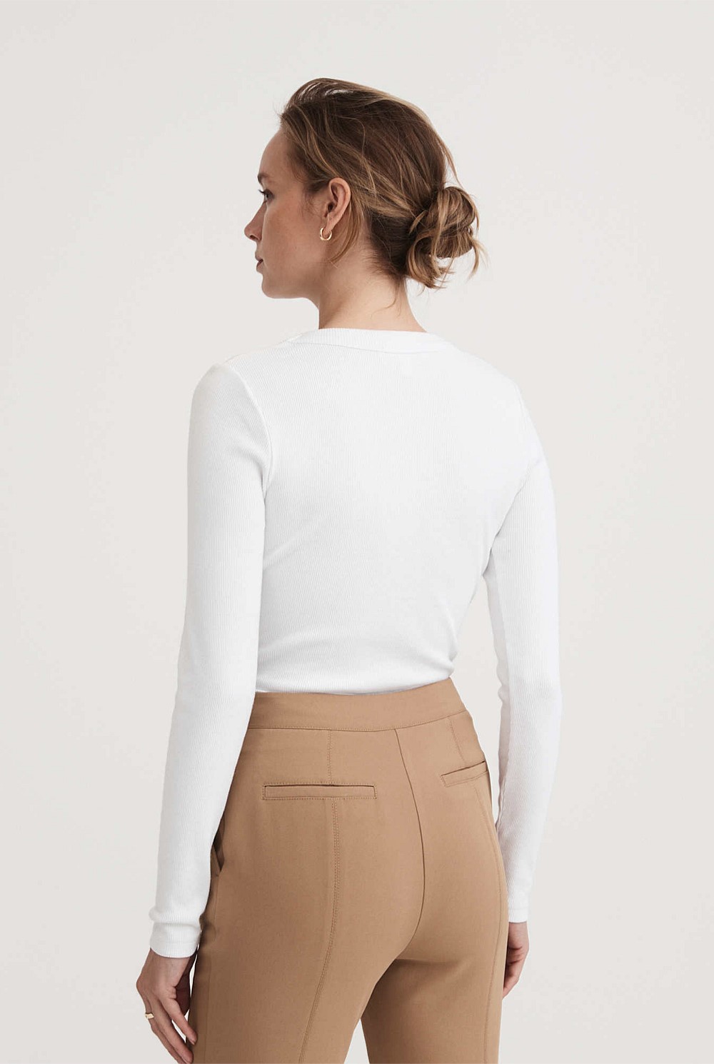 Long Sleeve Rib Top
