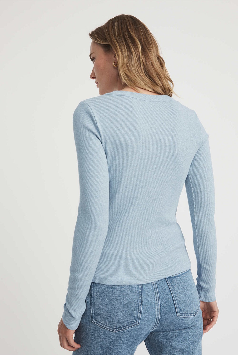 Long Sleeve Rib Top