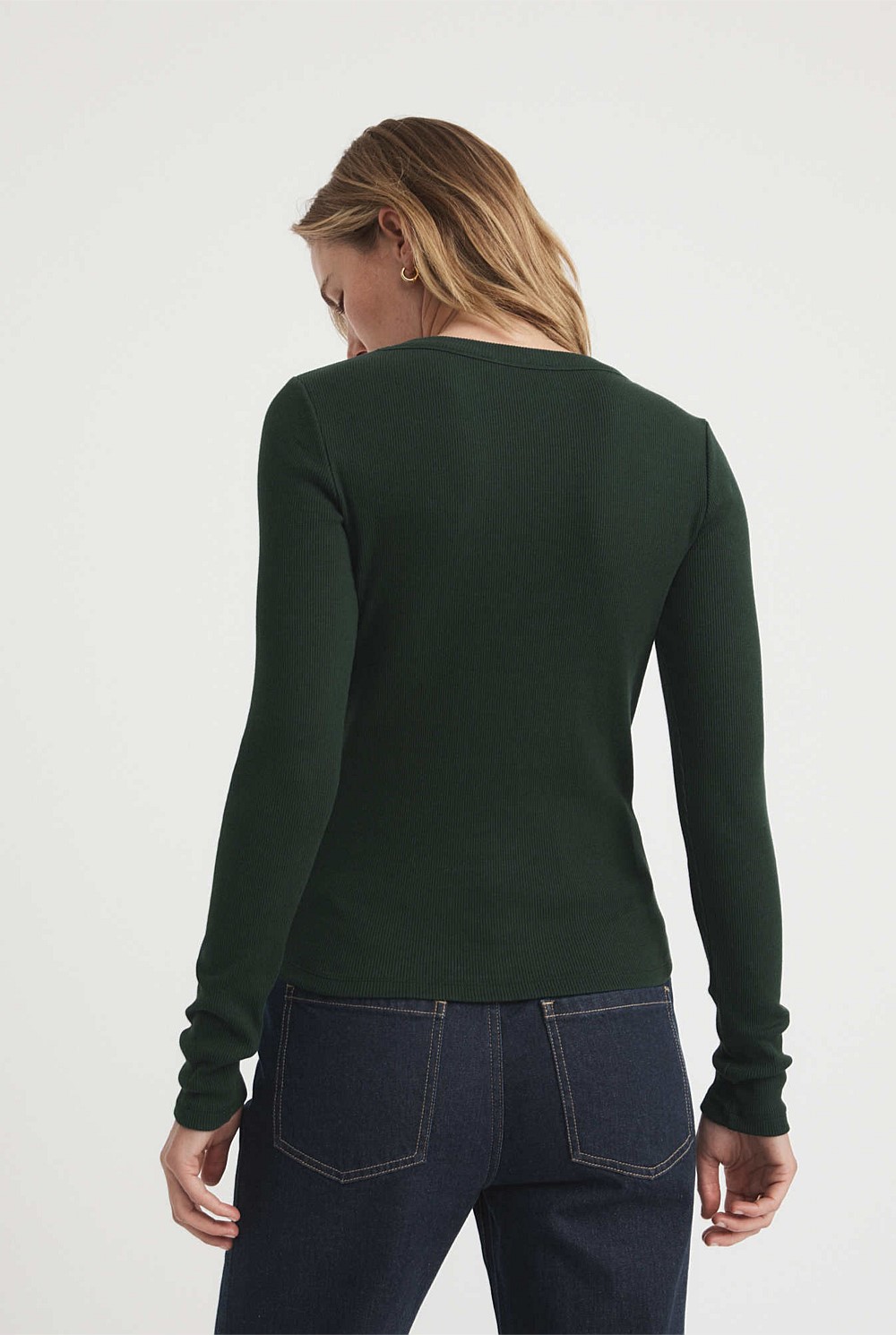 Long Sleeve Rib Top