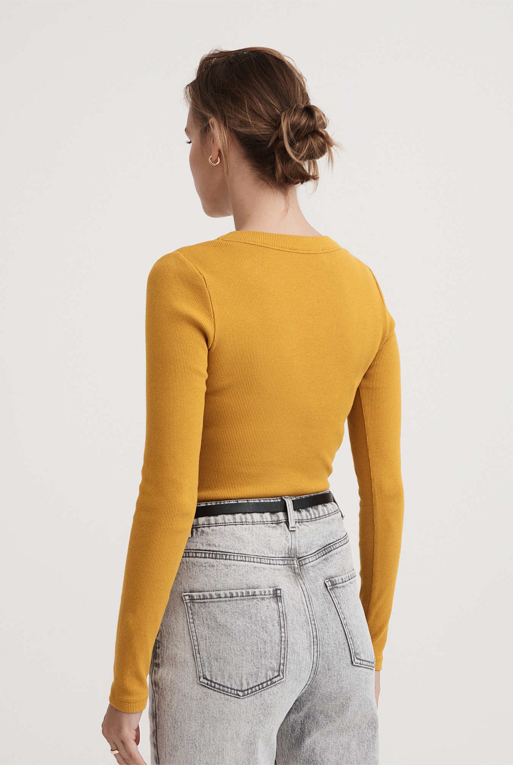 Long Sleeve Rib Top