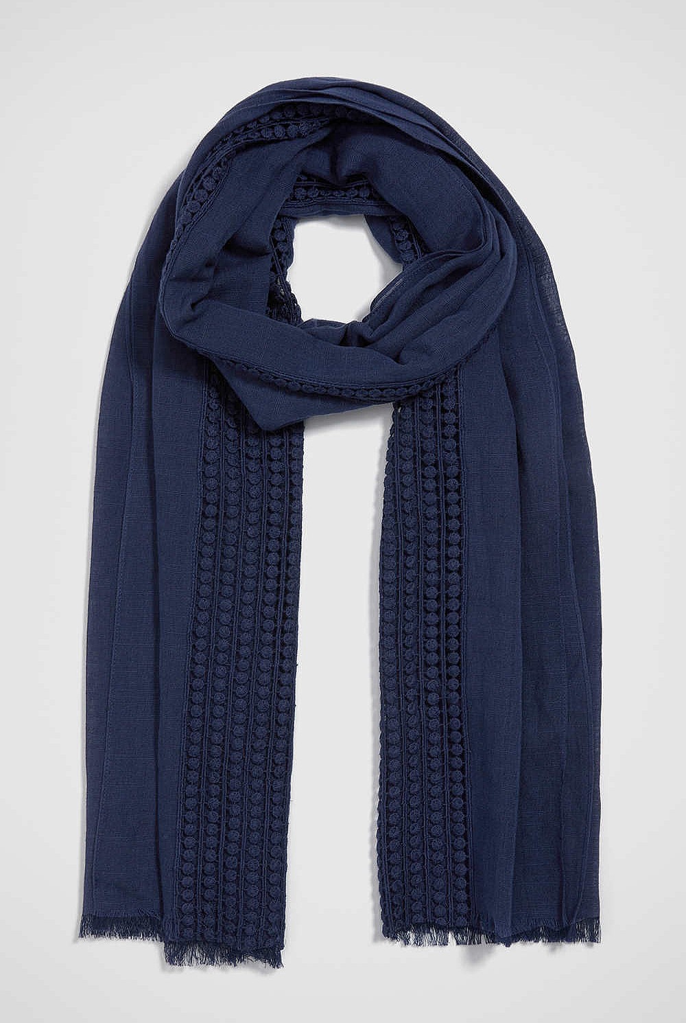 Milos Broderie Scarf
