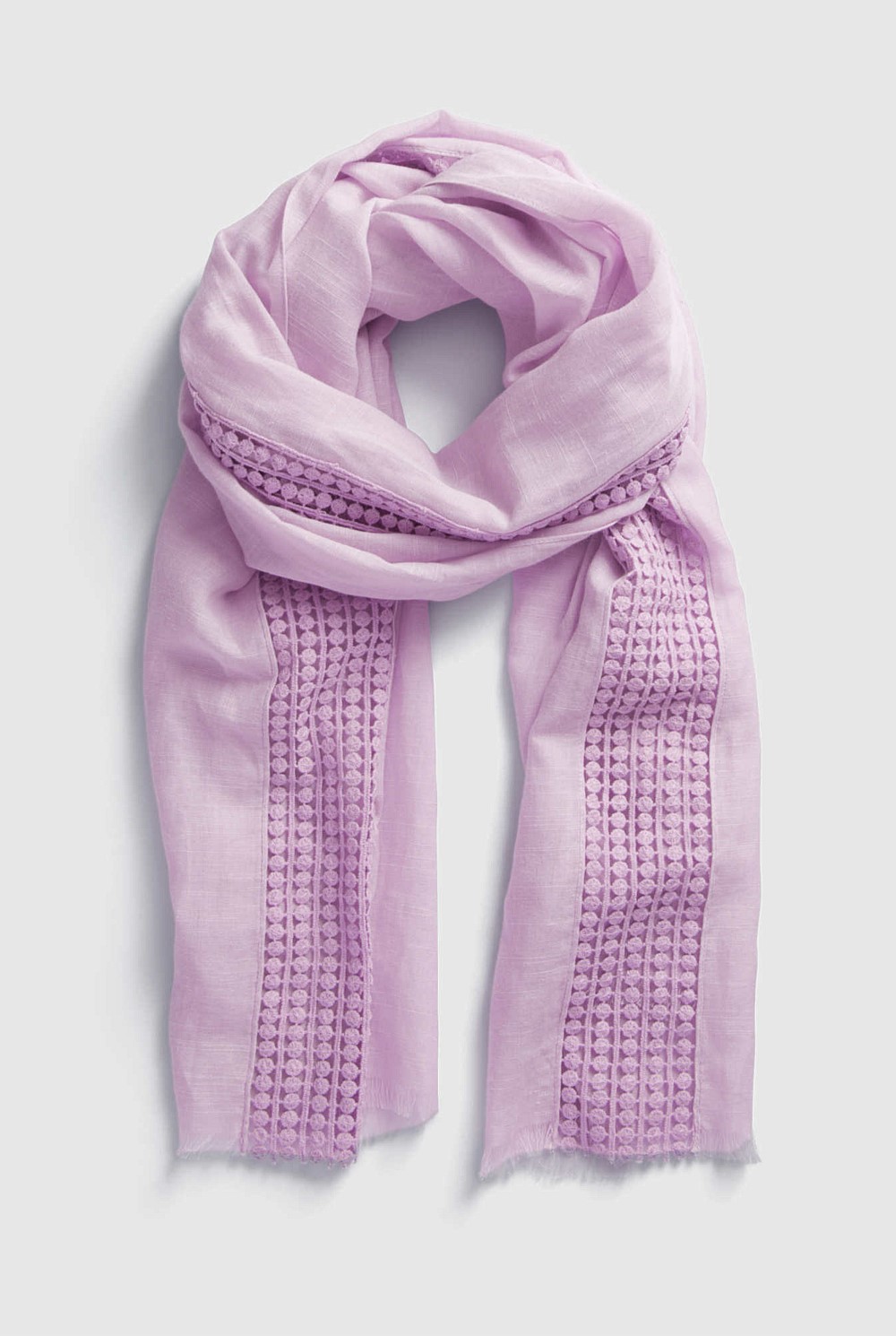 Milos Broderie Scarf