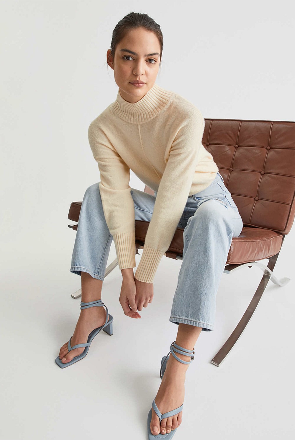 Goldie Leather Heel