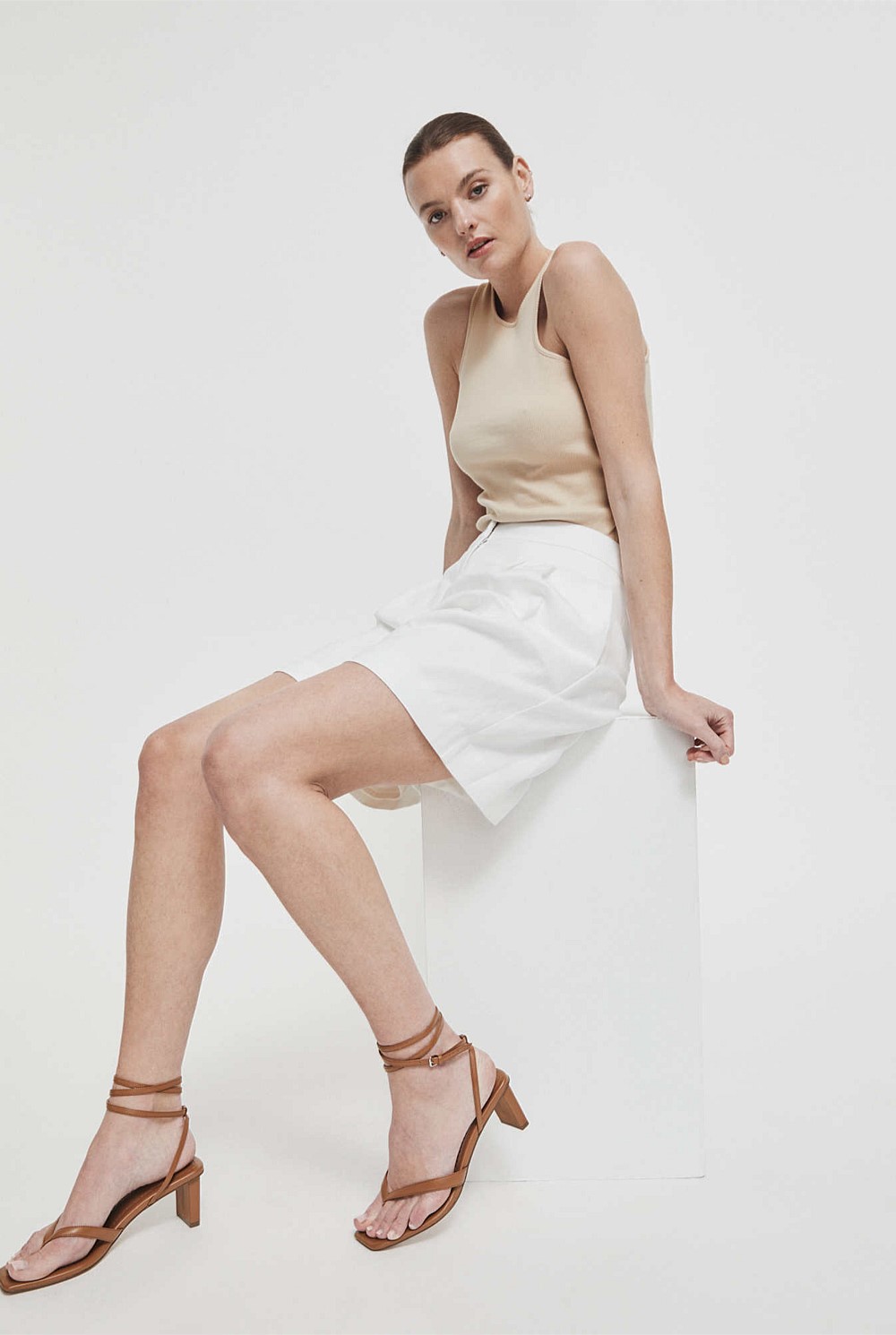 Goldie Leather Heel