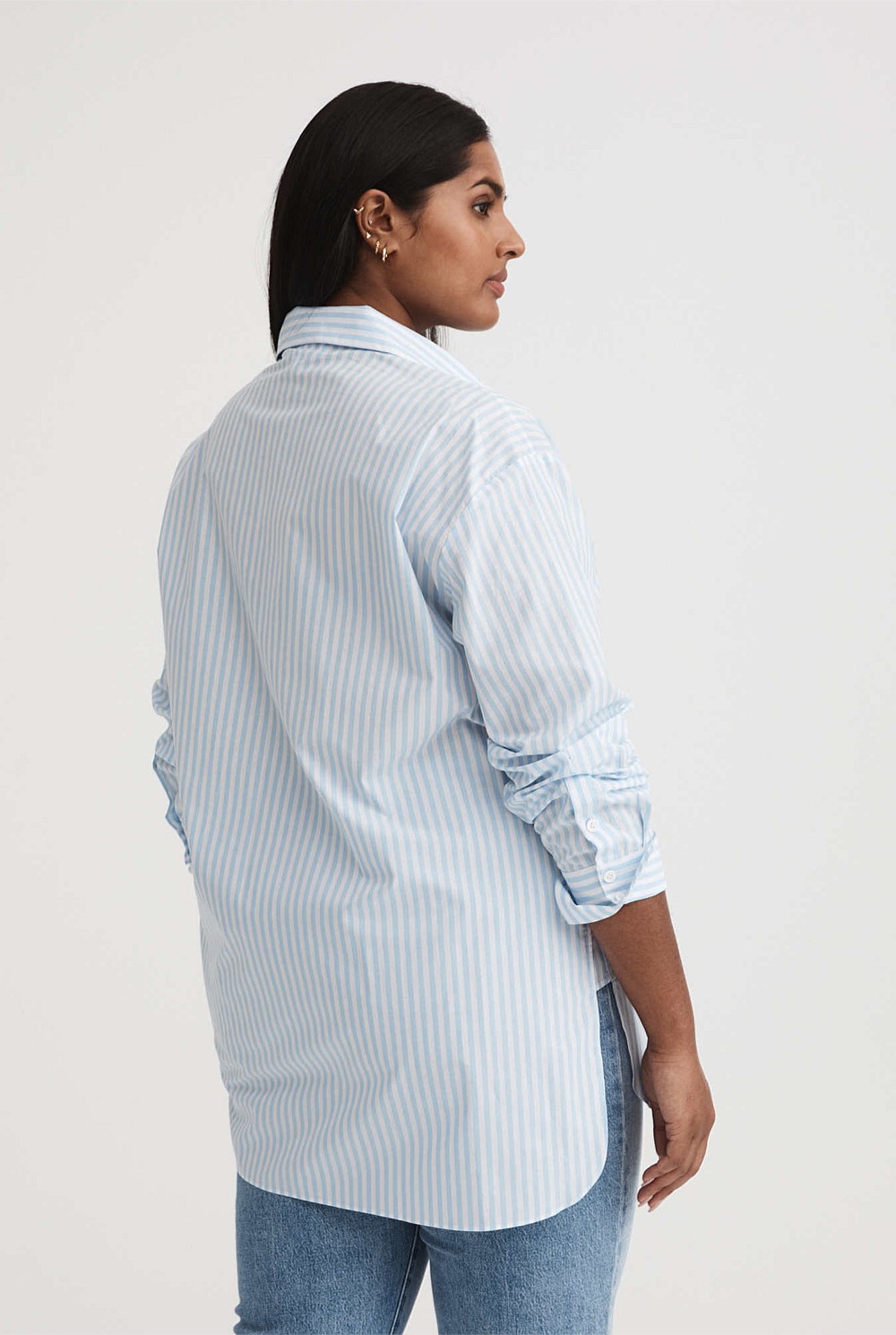 Stripe Cotton Shirt