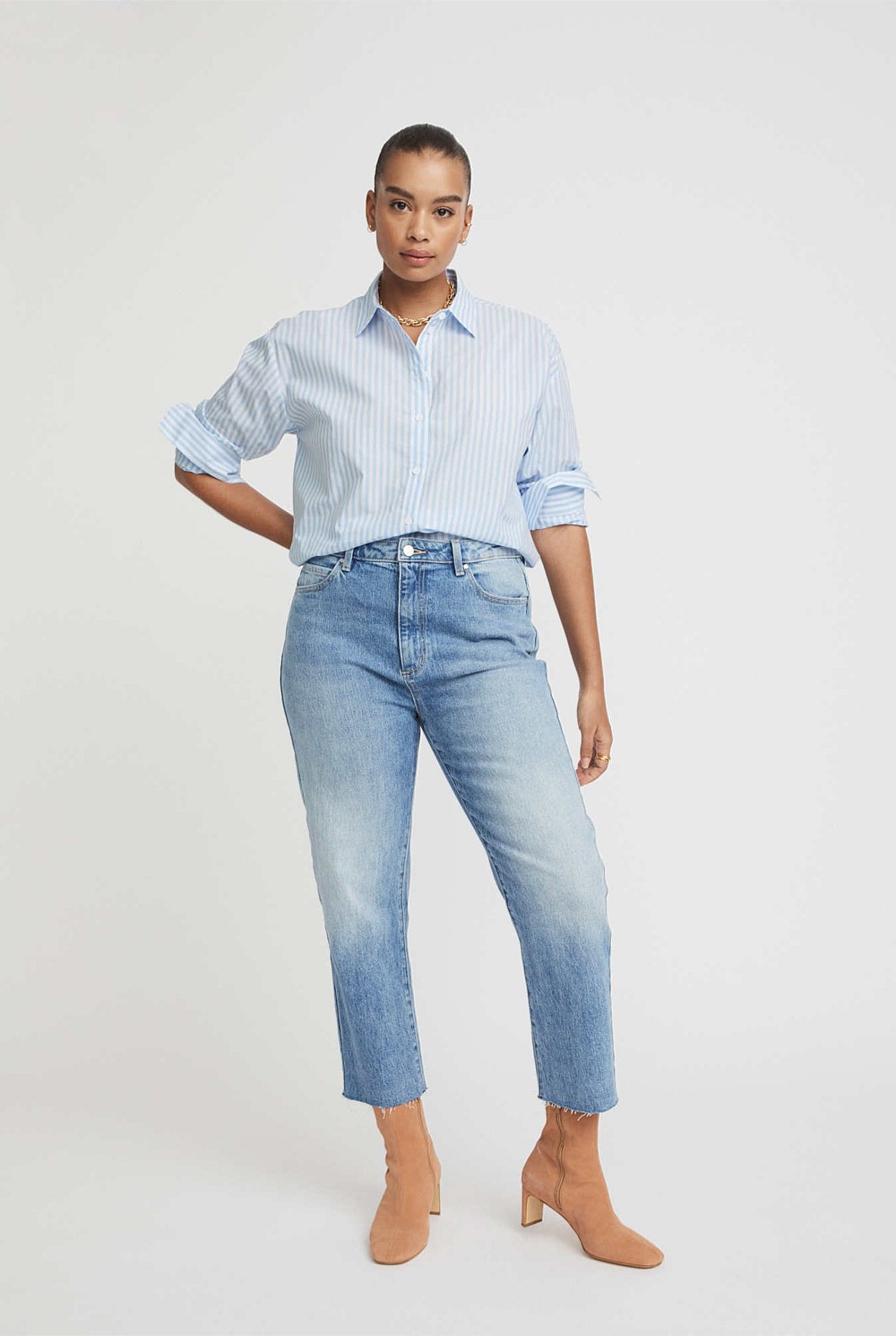 Stripe Cotton Shirt