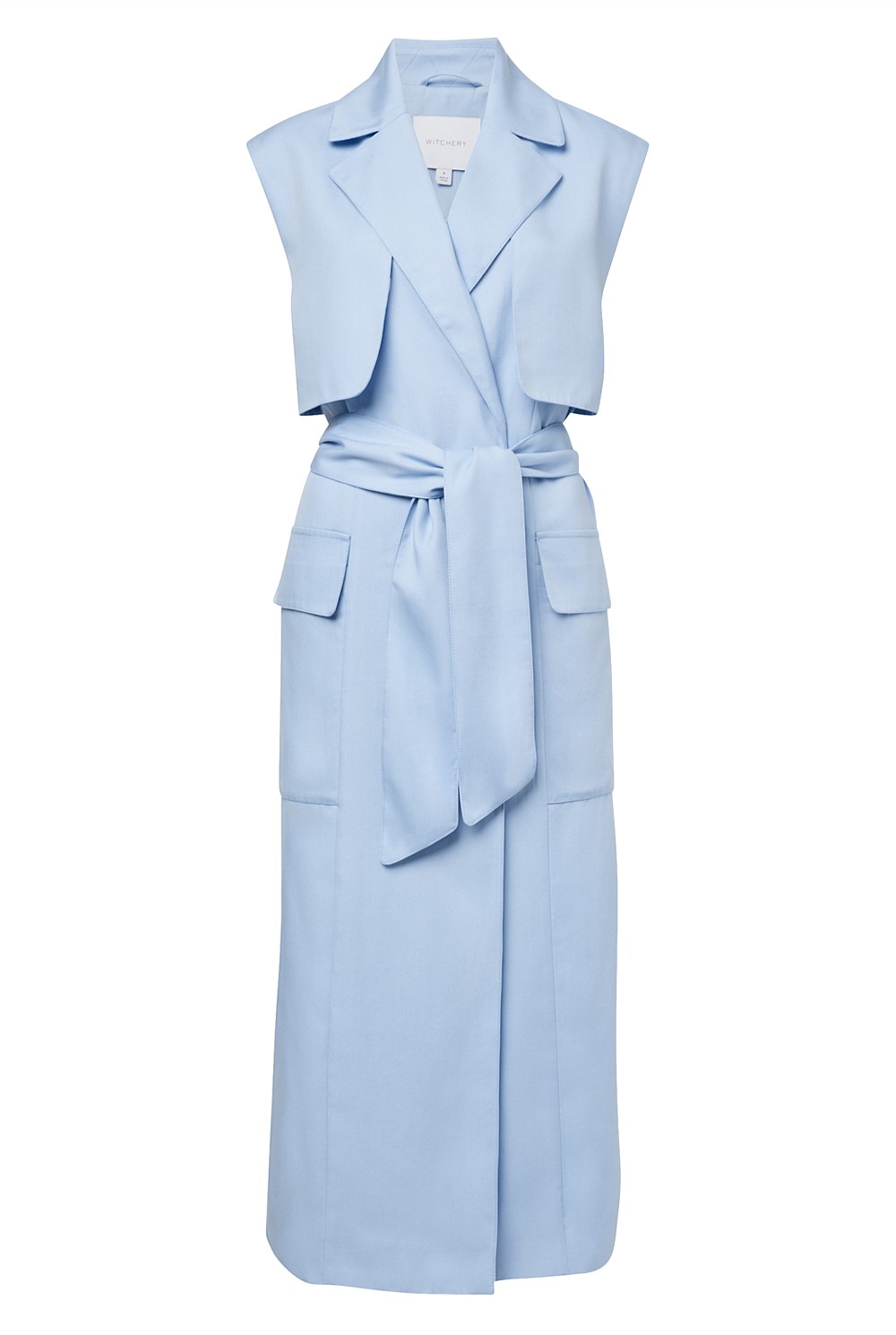 Sleeveless Trench Coat