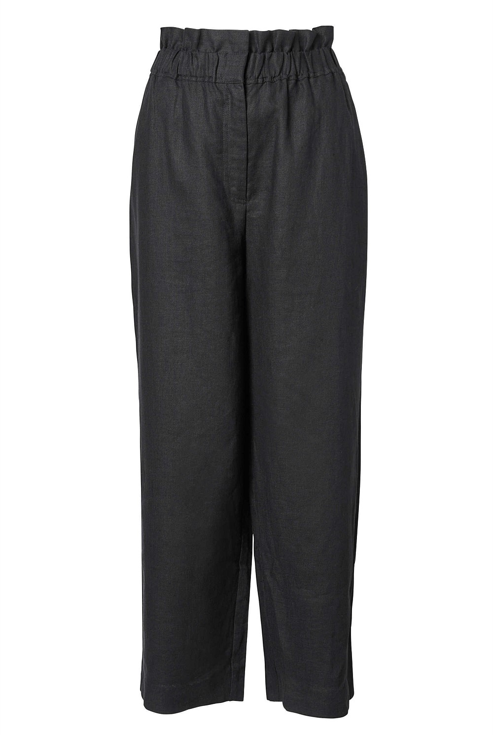 Waist Detail Linen Pant
