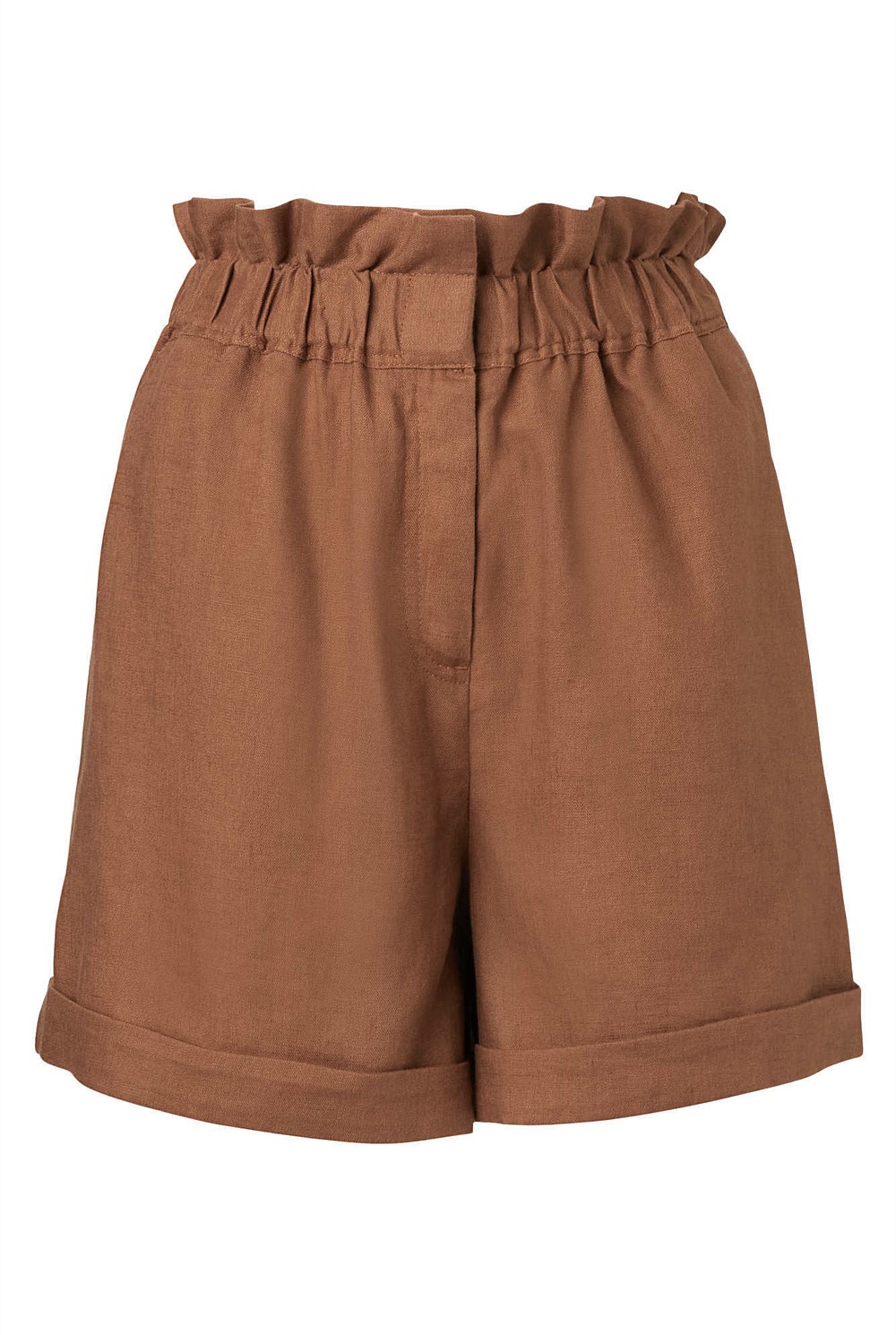 Waist Detail Linen Short